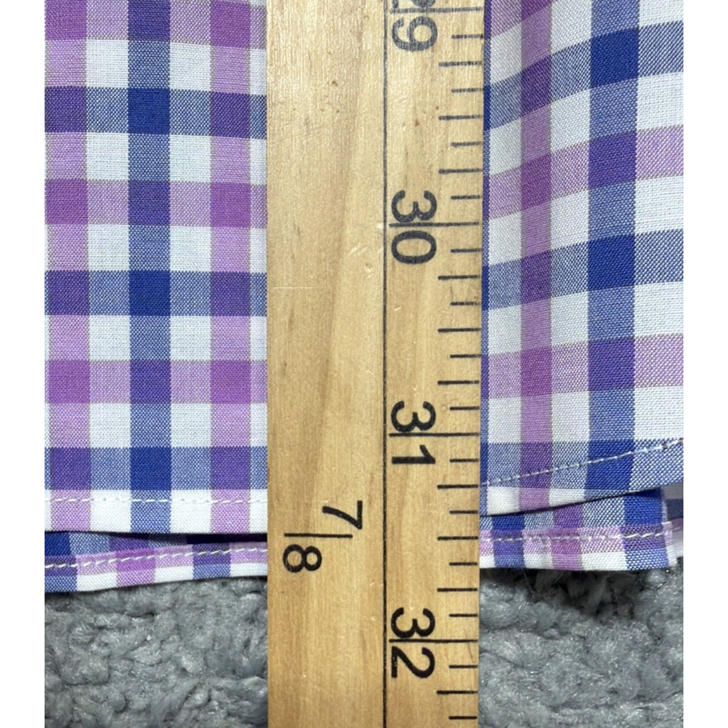 J Crew Dress Shirt Men's XL Ludlow 120's 2 Ply Gingham Check Long Sleeve New