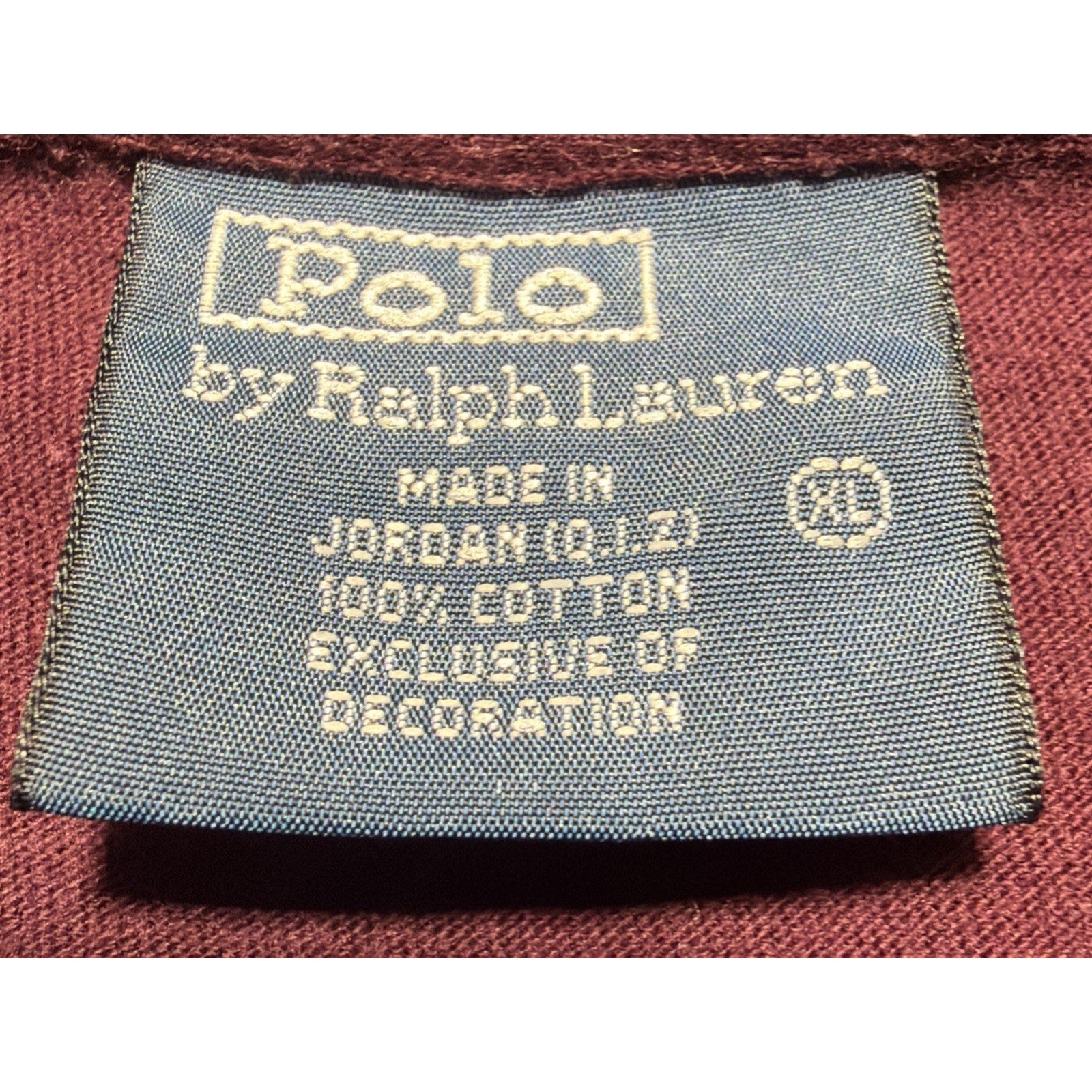 Vintage 1990s Polo Ralph Lauren Purple T-Shirt with Green Pony Logo XL