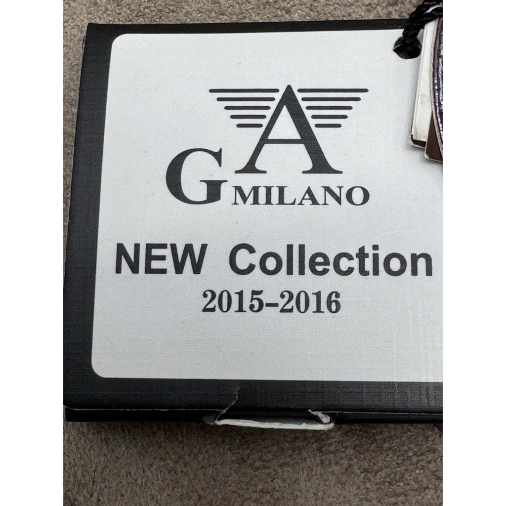 A G Milano Beige Leather Jacket New Old Stock 2015 Women’s Size Medium