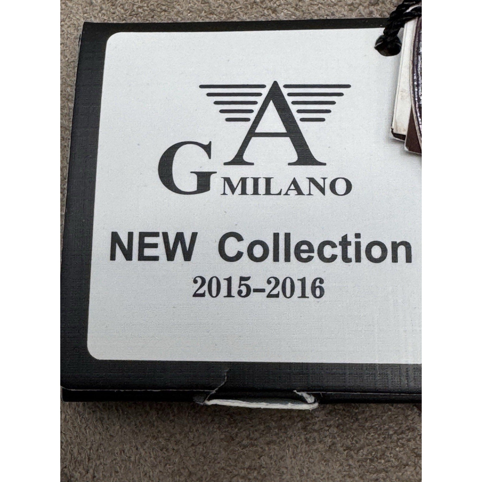 A G Milano Beige Leather Jacket New Old Stock 2015 Women’s Size Medium