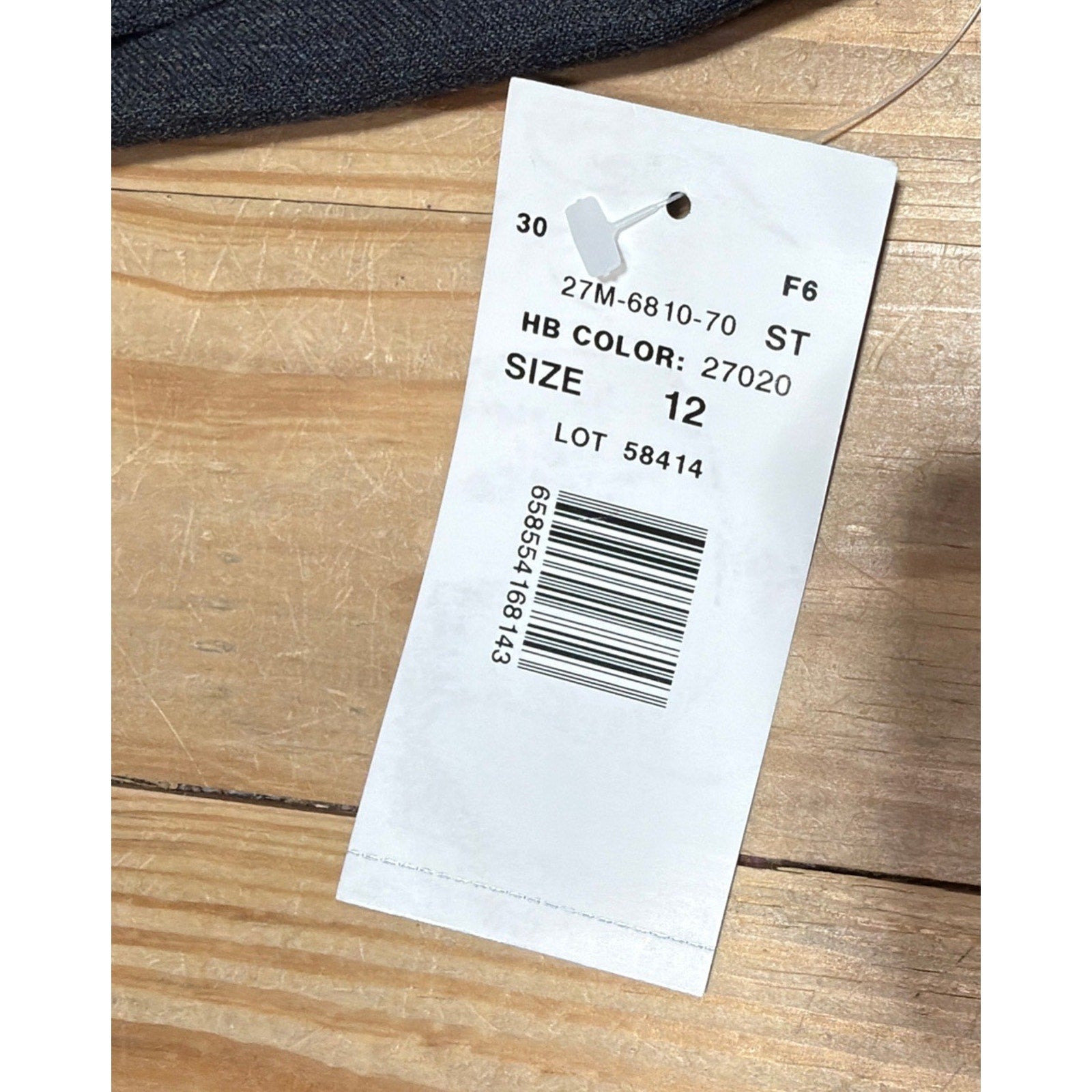 Dress Pants harve benard by benard holtzman 100% wool size 12 dark gray New