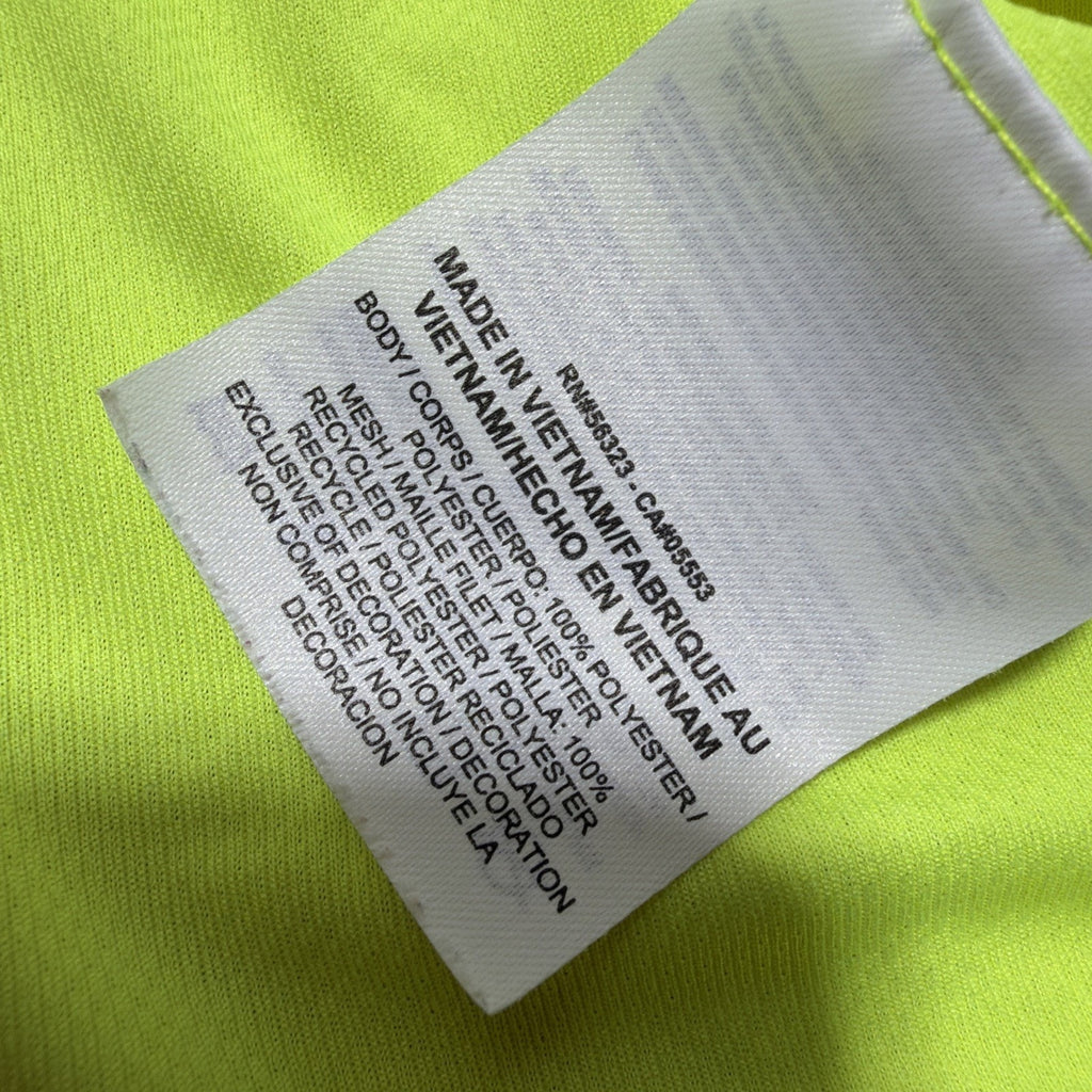 Nike Dry Fit Sport Tank Top Womens Large Florescent Sleeveless Logo Activewear
