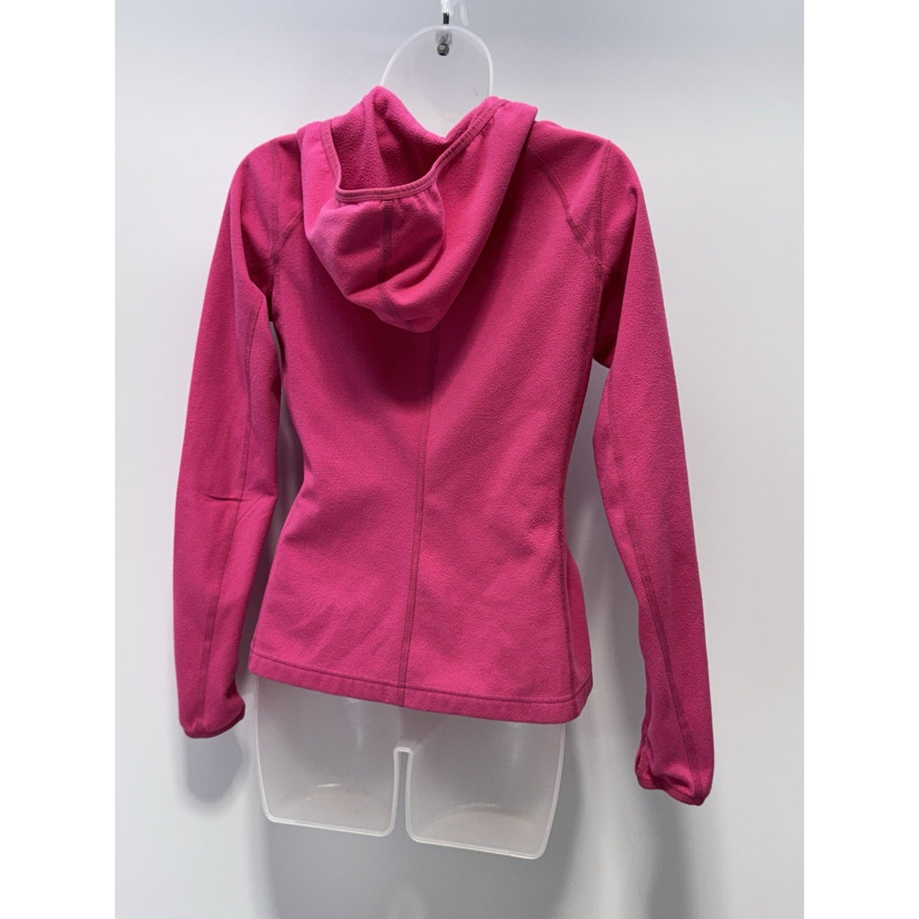 The North Face Pocket Hoodie Jacket Yoga Pilates Fleece Hot Pink Women’s Small
