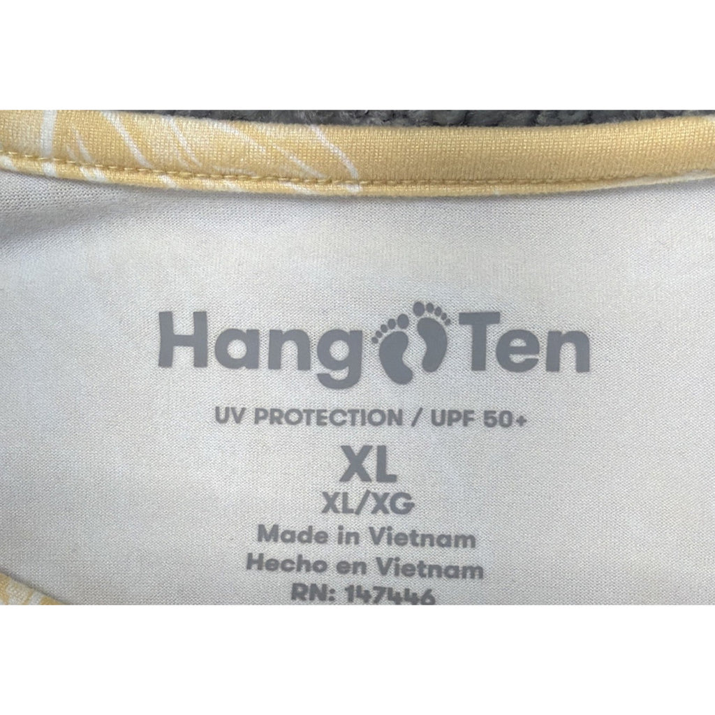 WOMEN'S HANG TEN LONG SLEEVE SOFT FEEL QUICK DRY SUN TEE! UPF 50+XL Pocket