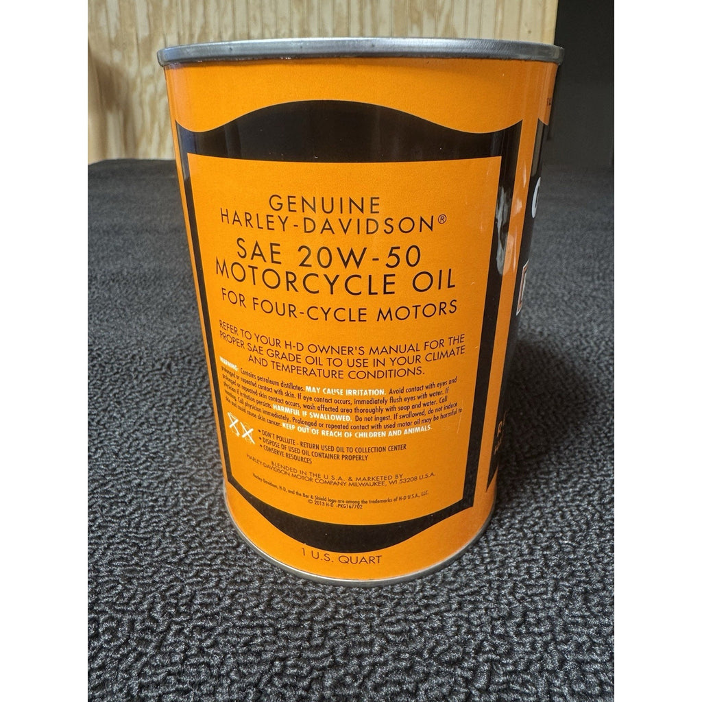 Harley Davidson Genuine Motor Oil Series 1 Limited Edition 1 Qt SAE 20W-50 Can