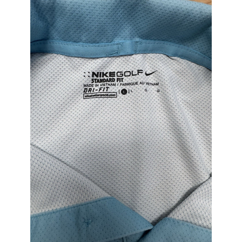 Nike Golf Polo Shirt Sz L Dri Fit Standard Casual Nike Golf Men’s Size Large