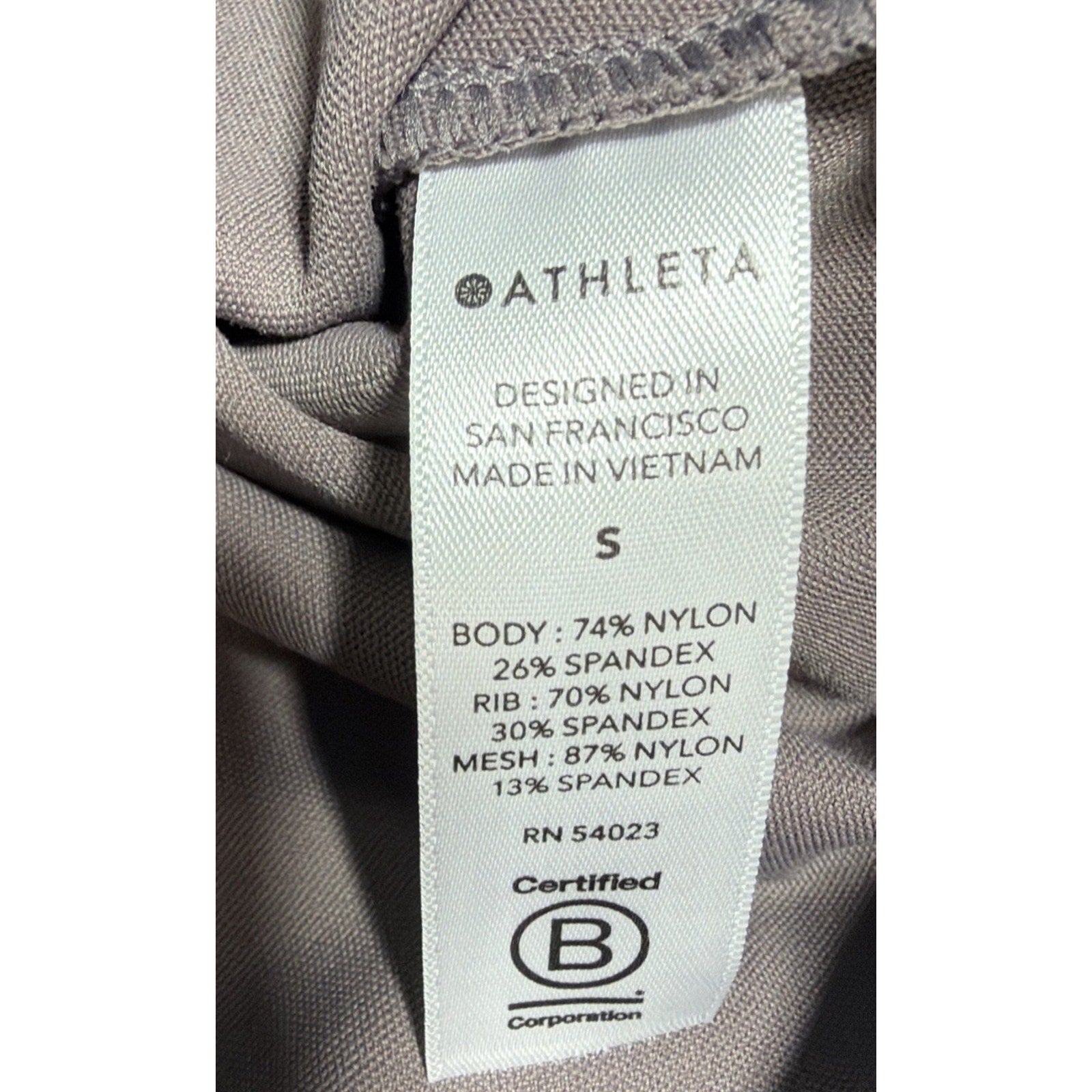 Athleta Relaxed Fit Mission Hoodie Sweatshirt Pullover Small Shale Brown