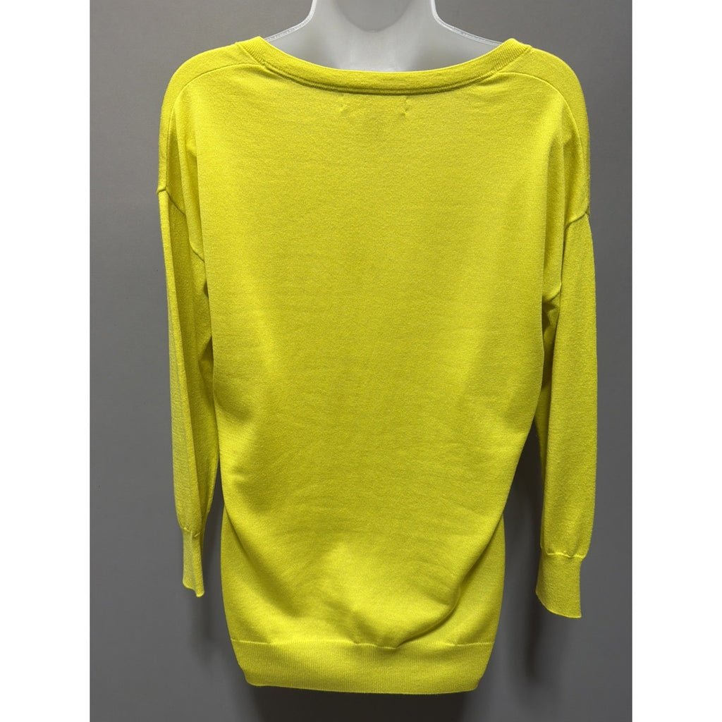 BANANA REPUBLIC Womens Ever Soft Medium Silk Cotton Lightweight Sweater Yellow