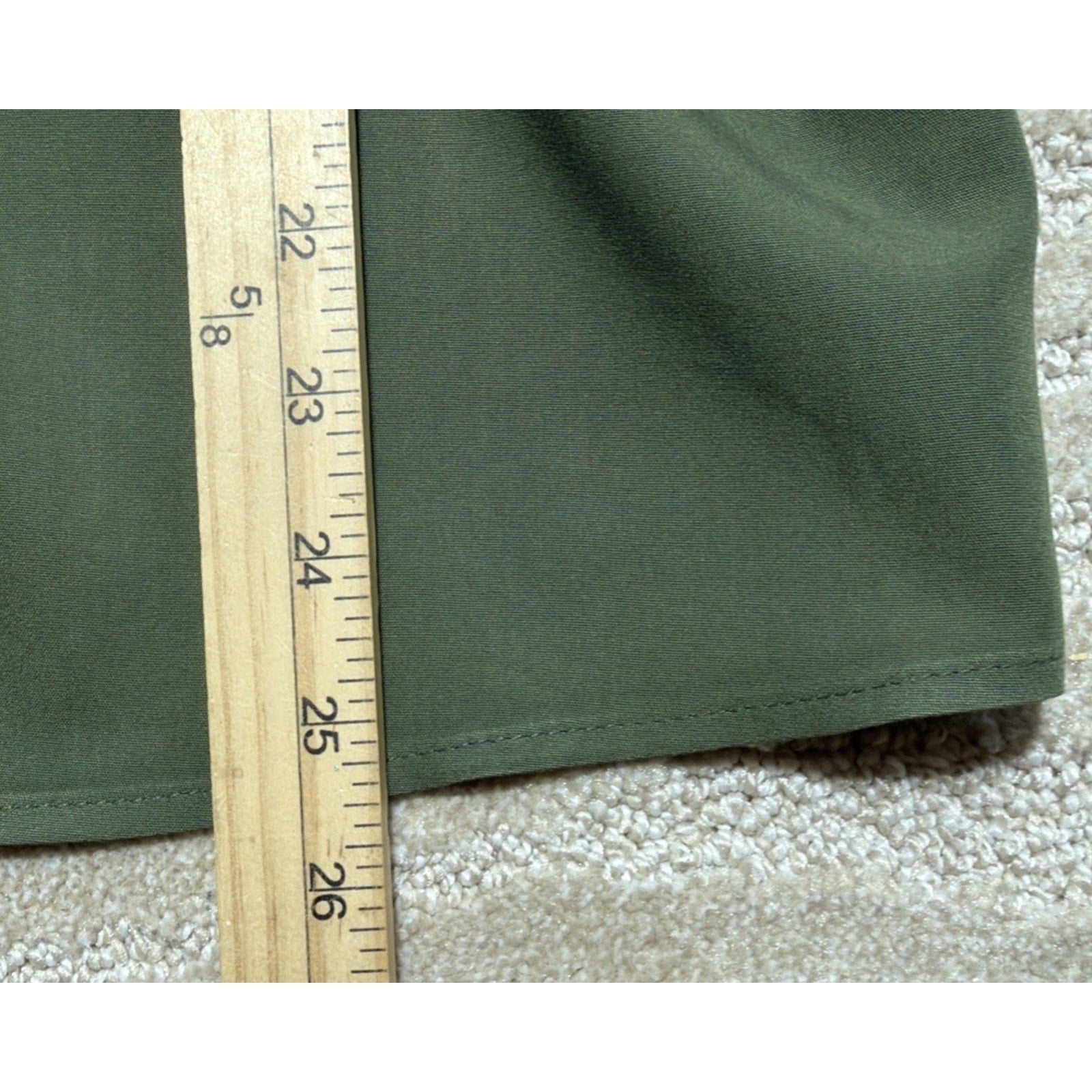 TIME AND TRU MATERNITY Sea Turtle Green Long Sleeve Square Neck Blouse L NWT