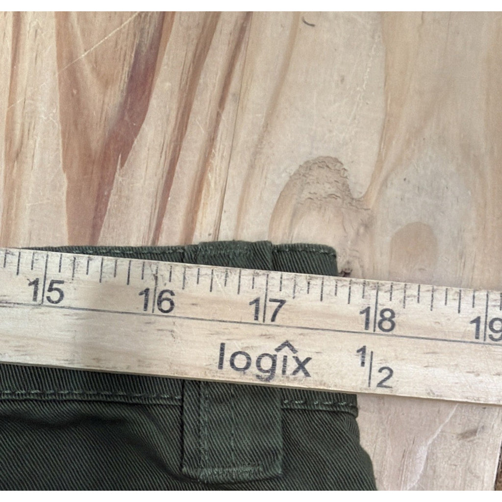 Must Way Y2k Cargo Military Paratrooper Pants, Mens Green Tactical 35x32