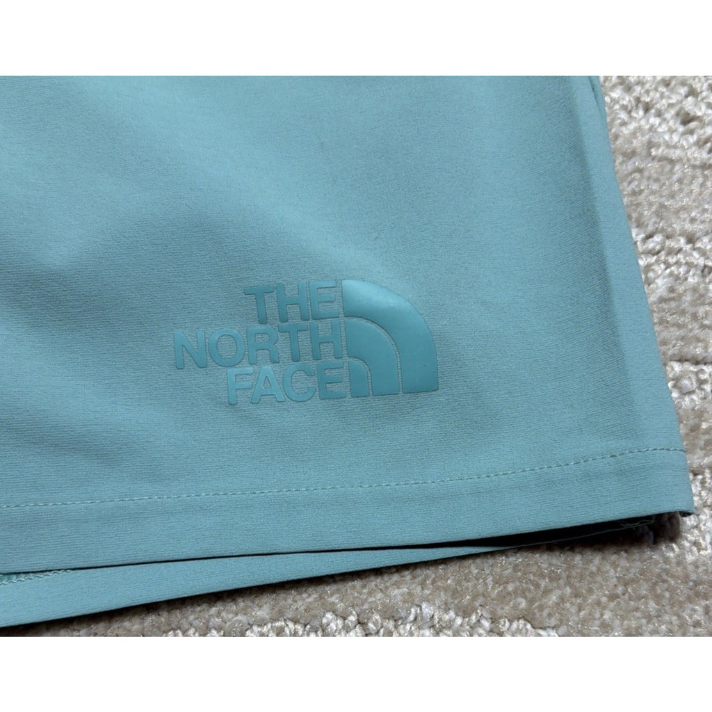 THE NORTH FACE Wasabi Aqua Green Exploration Arque Shorts Mens Small