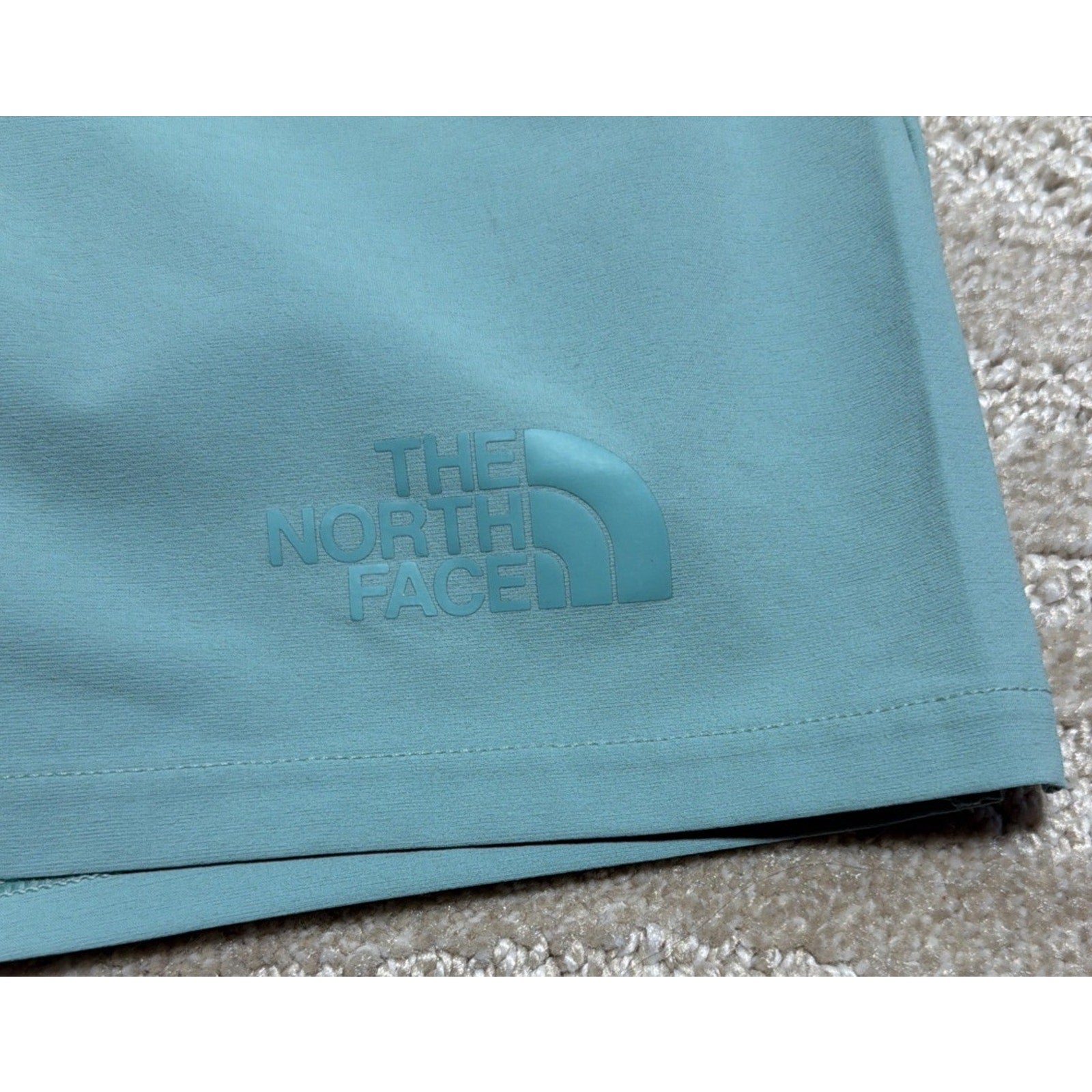 THE NORTH FACE Wasabi Aqua Green Exploration Arque Shorts Mens Small