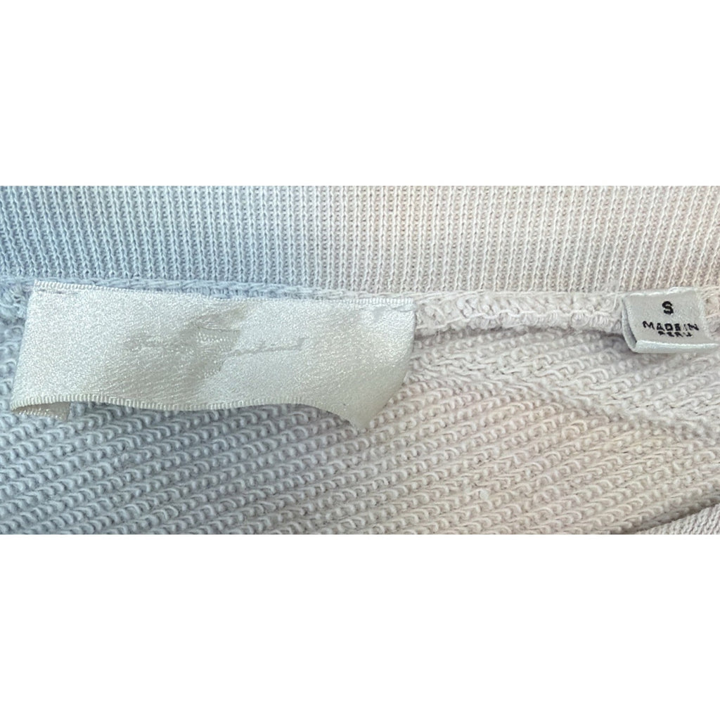 7 For All Mankind Women's Oversized Terry Sweatshirt Size Small Minimalist Flaw