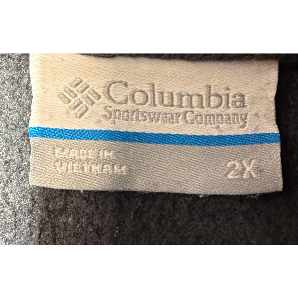 Columbia Women's Benton Springs Full Zip Fleece Jacket Charcoal Heather Plus 2X
