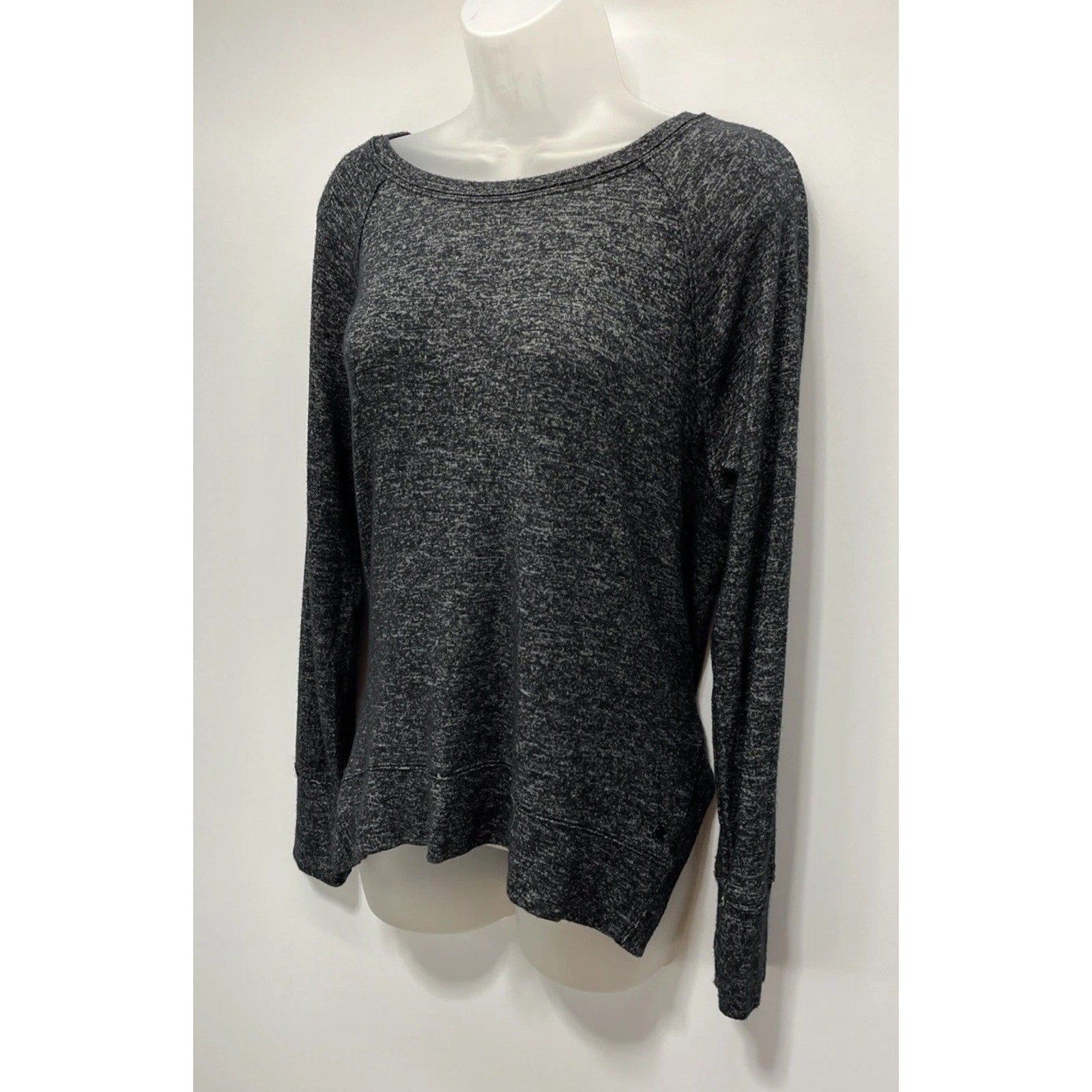 Calvin Klein Performance Quick Dry Top Charcoal Gray Athletic Fleece M