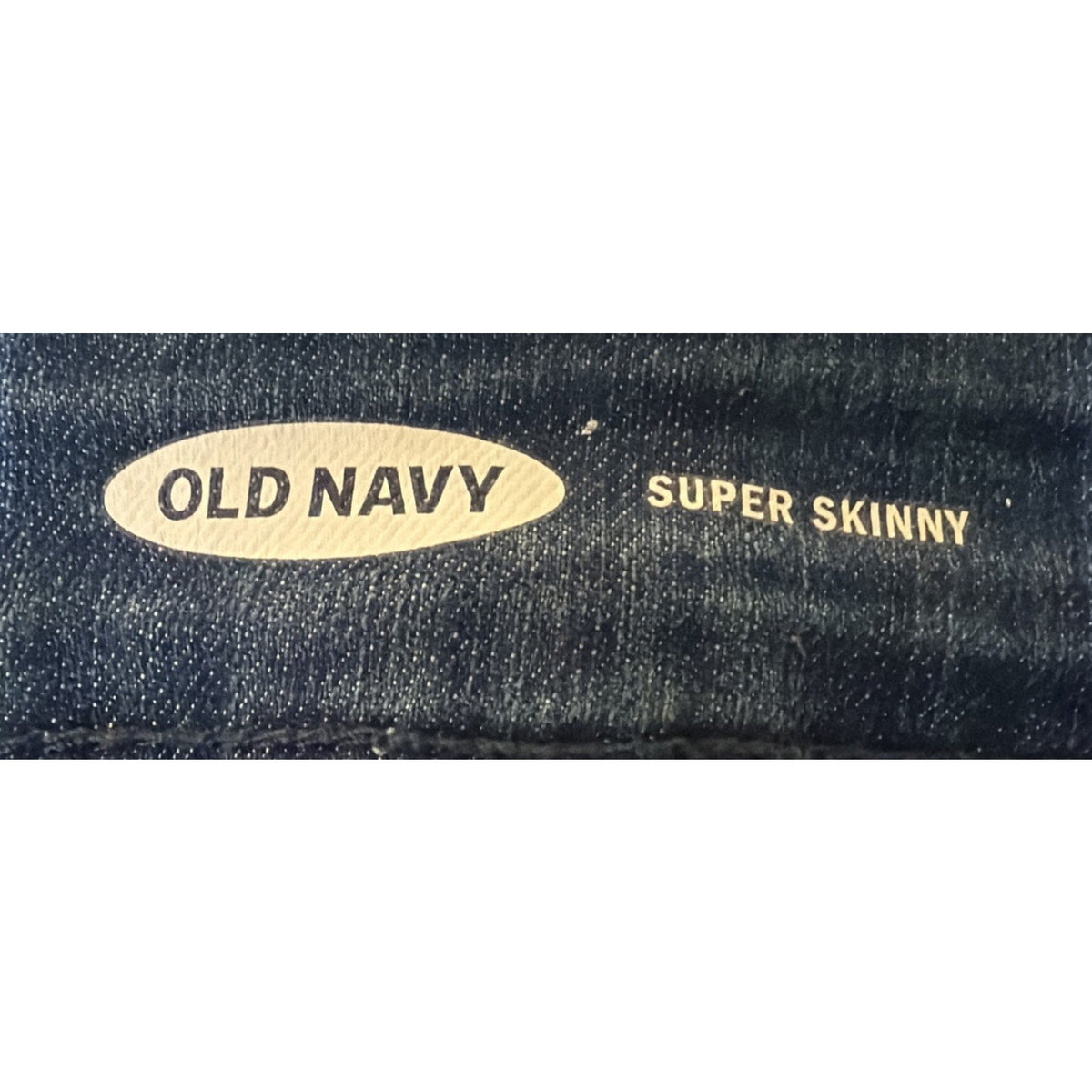 Old Navy Jeans Womens 4 BLue Super Skinny Leg Mid Rise Medium Wash Fade Denim