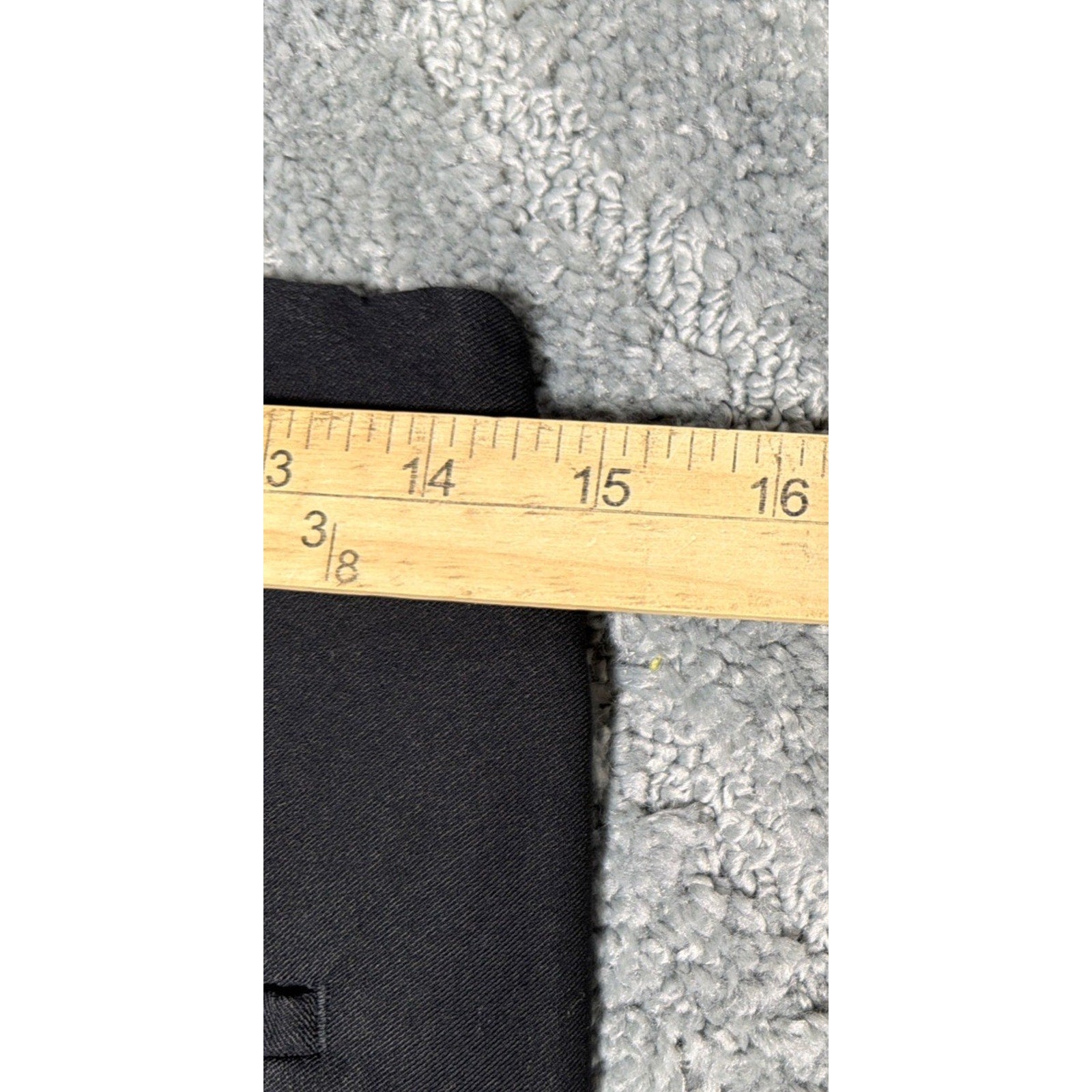 Chicos Size 0 Pants Crop Short Black Pull On Flat Front Womens Career Casual 4