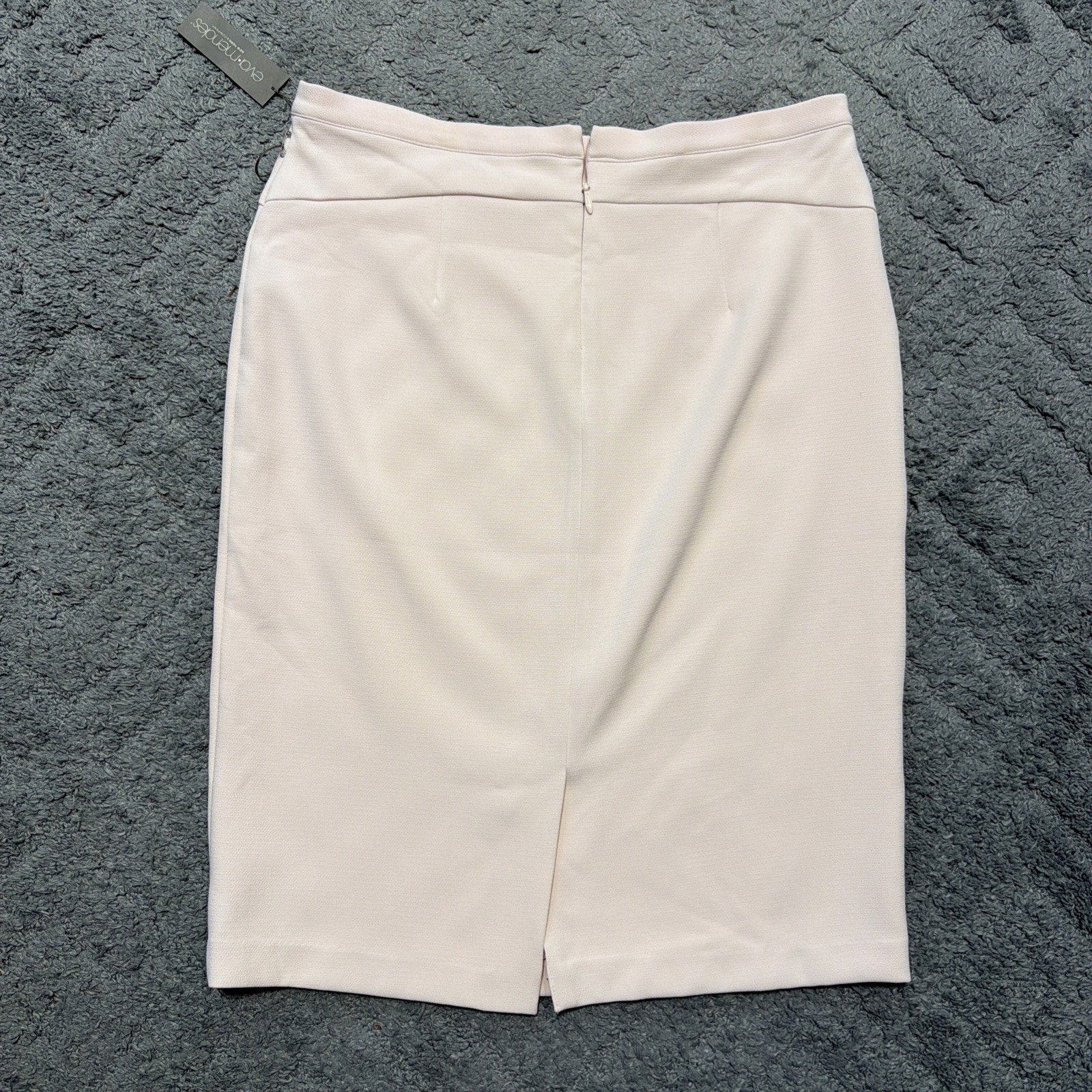 NWT Eva Mendes NY&Co Pencil Skirt Womens Size 16 Blush Pink Career Office Stretc