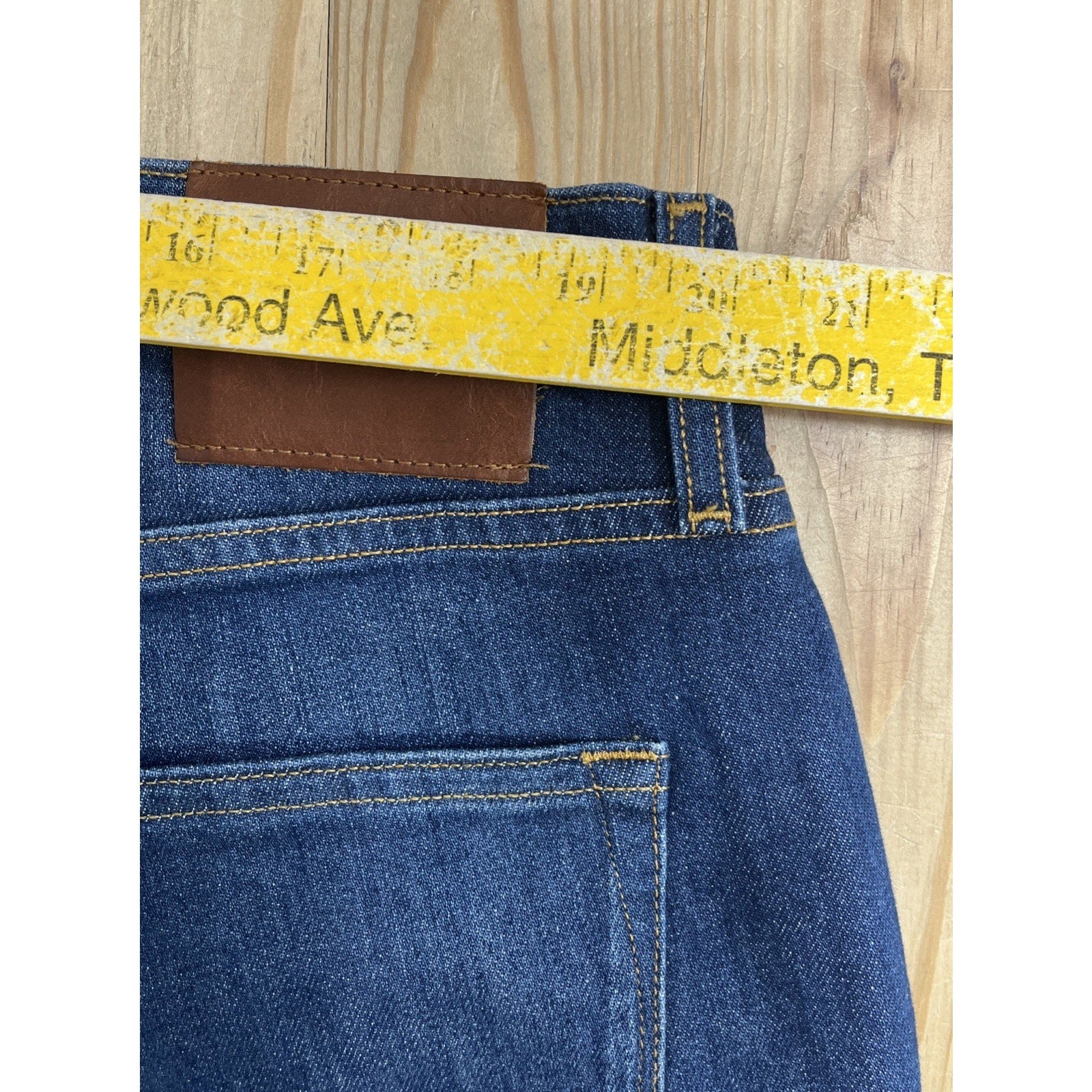 Ace Rivington Jeans Athletic taper Candiani denim Men size 39x30 NWT 229$ Msrp