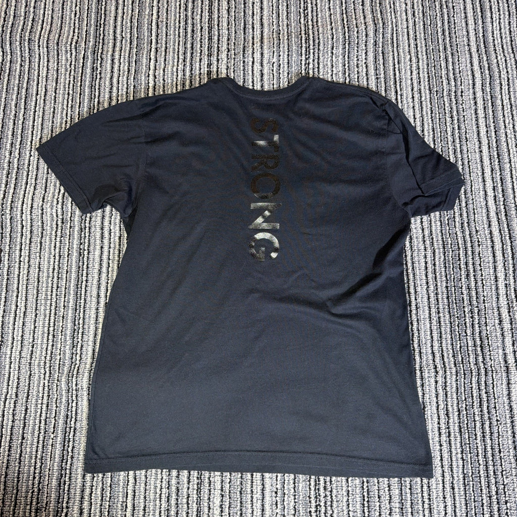 Apeman Strong Adult L Short Sleeve Graphic Black T-Shirt CrossFit Apr USA Made