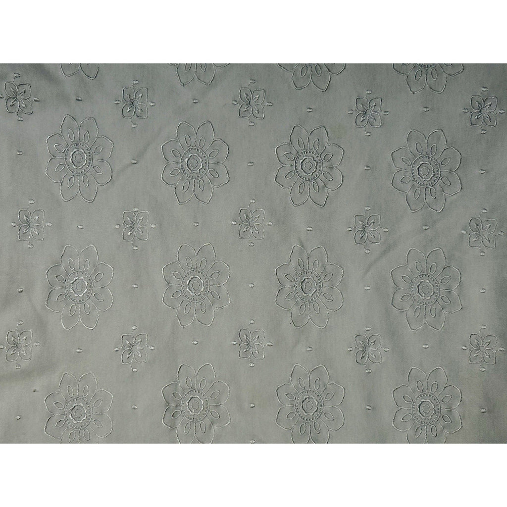 TALBOTS Women's 100%Cotton Short Sleeve Top Embroidered Solid White Size Medium