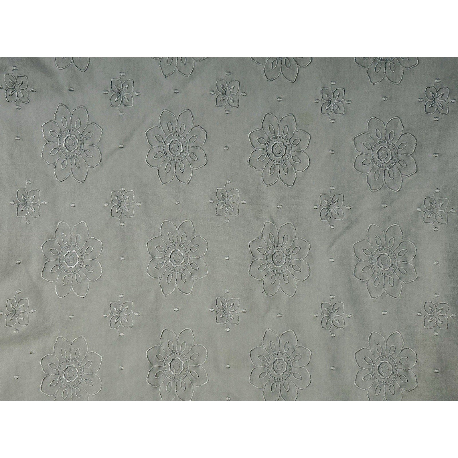 TALBOTS Women's 100%Cotton Short Sleeve Top Embroidered Solid White Size Medium