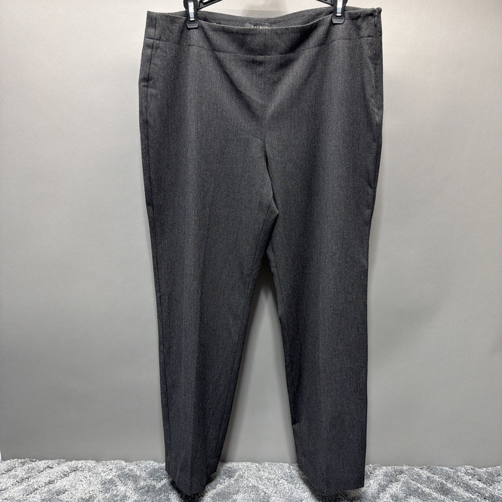 Talbots Pants Womens 14P Gray Heritage High Rise Straight Leg Dress Pants