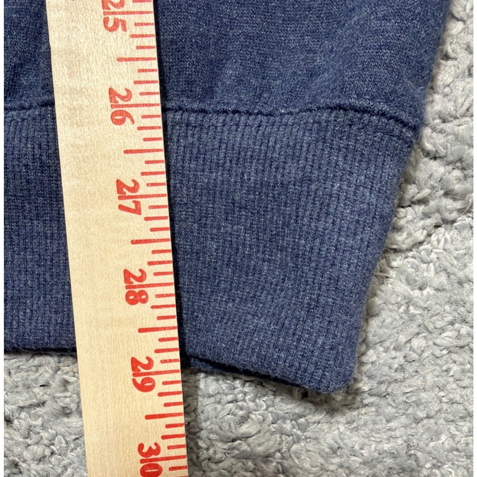 U.S. Polo Assn. | Classic Heather Navy Logo Soft Fleece Pullover Men Size M New