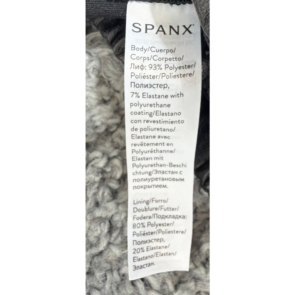 Spanx Womens Size S Faux Leather Joggers Pants Black Noir Cuffed