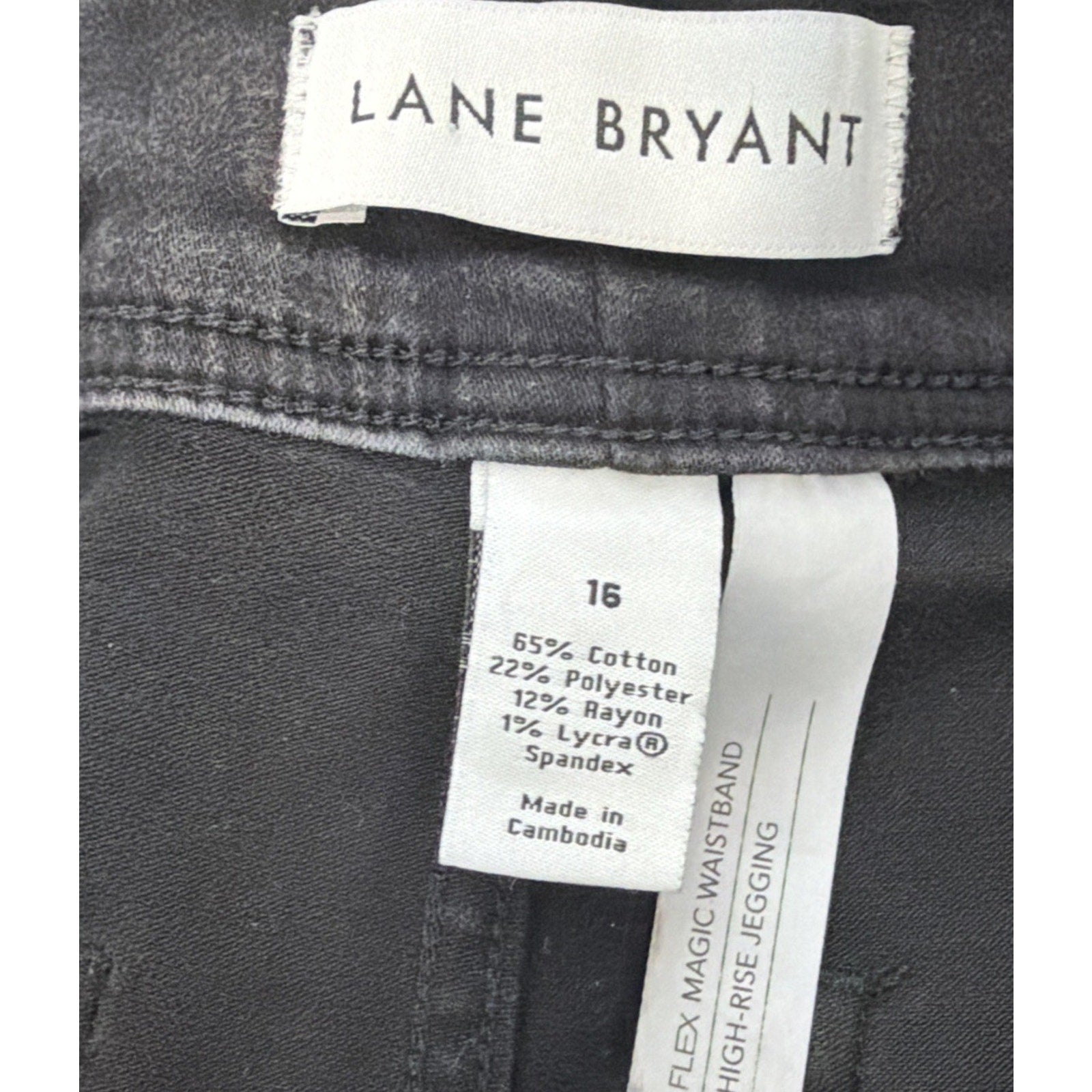 Lane Bryant Womens Flex Magic Waistband High Rise Jegging Jeans Size 16 35x28