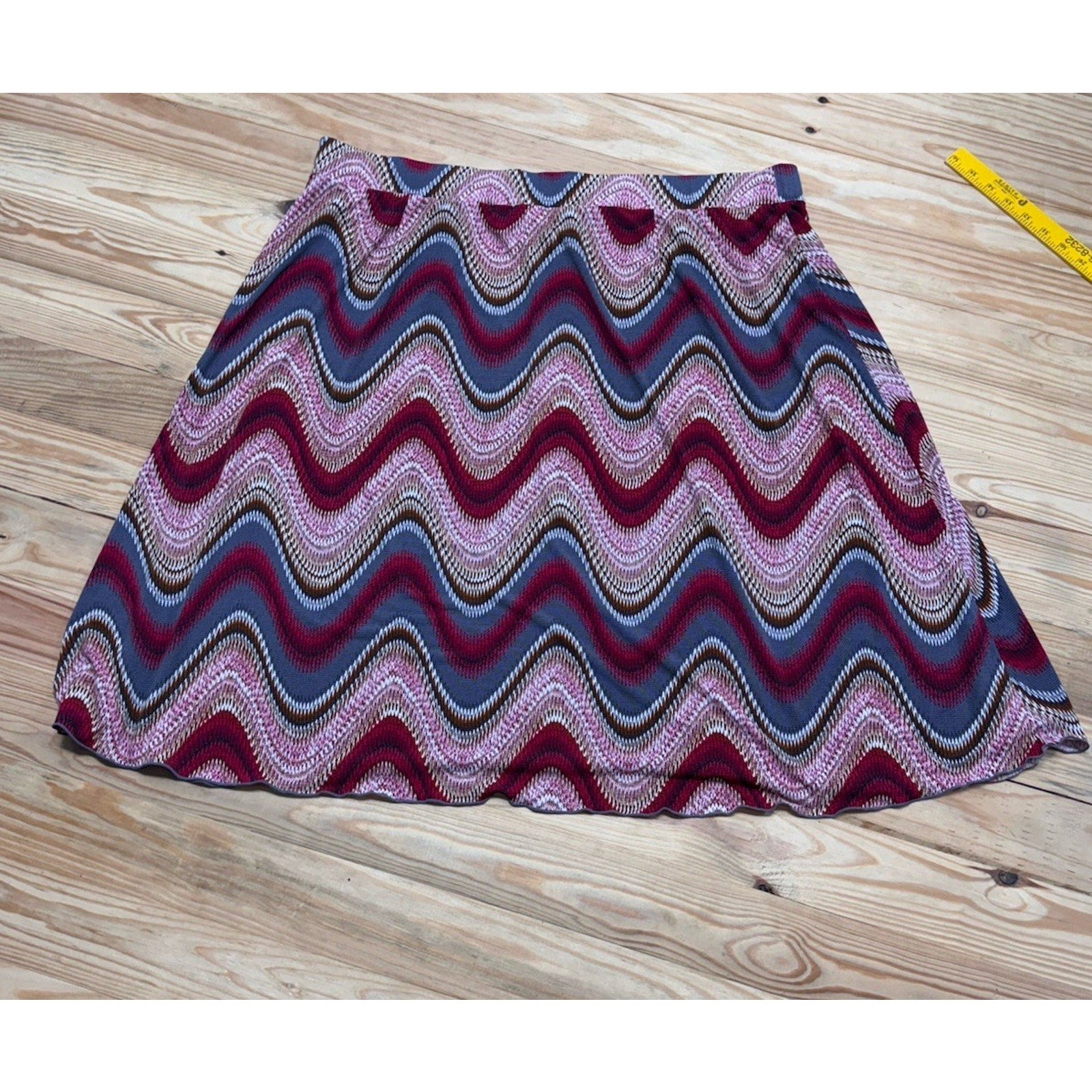 Cato Women's Casual Skirt A-Line Elastic Waist Knee Length Multicolor Size 18/20