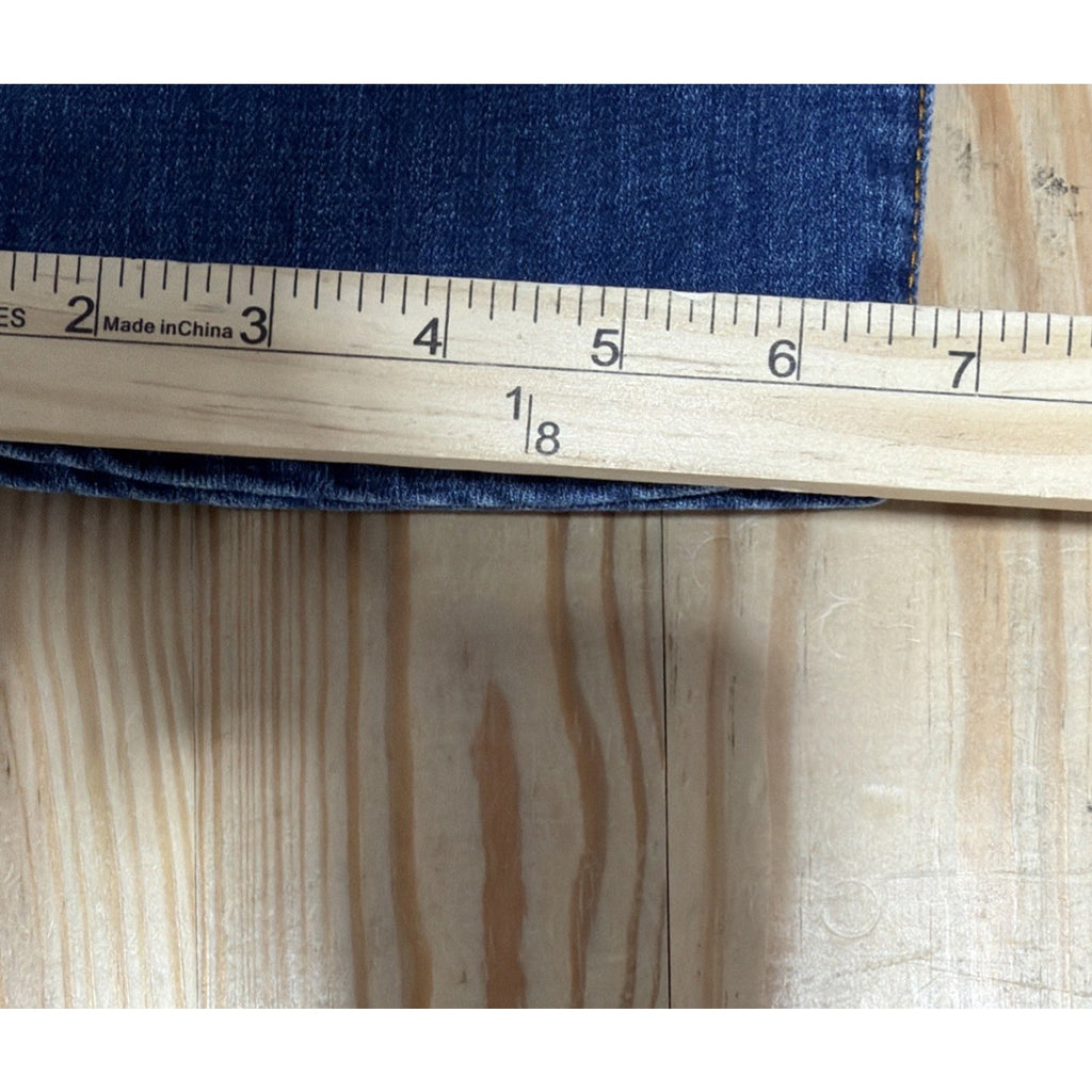 Cabi Patchwork Slim Boyfriend Denim Jeans Women's Size 6 33x31