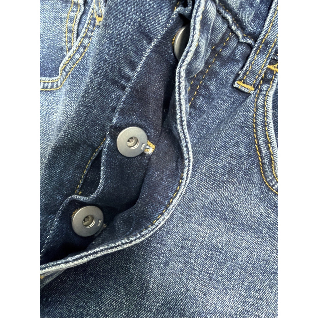 Anthropologie Jeans 27 Womens Pilcro Two Toned Crop Flare Leg Measure 31x28