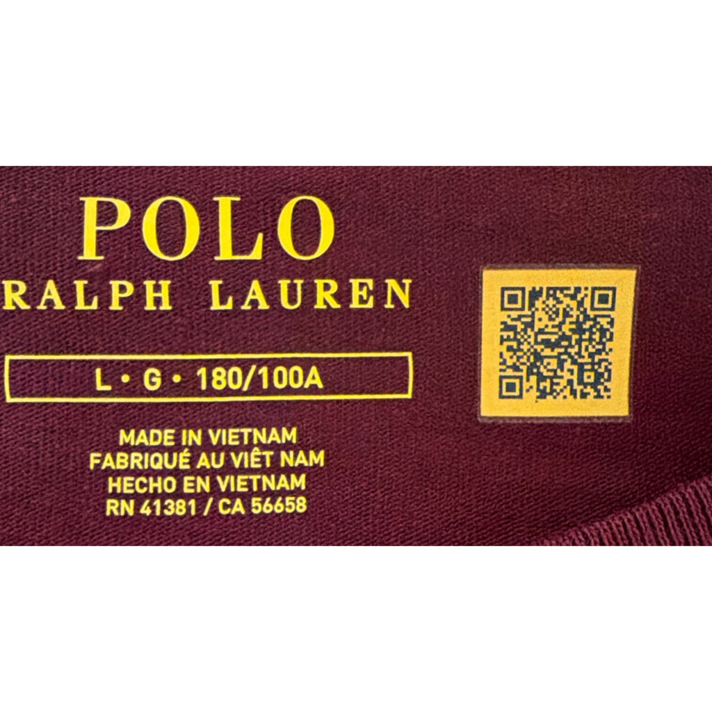 Polo Ralph Lauren Long Sleeve Red Shirt Men’s Large NWOT