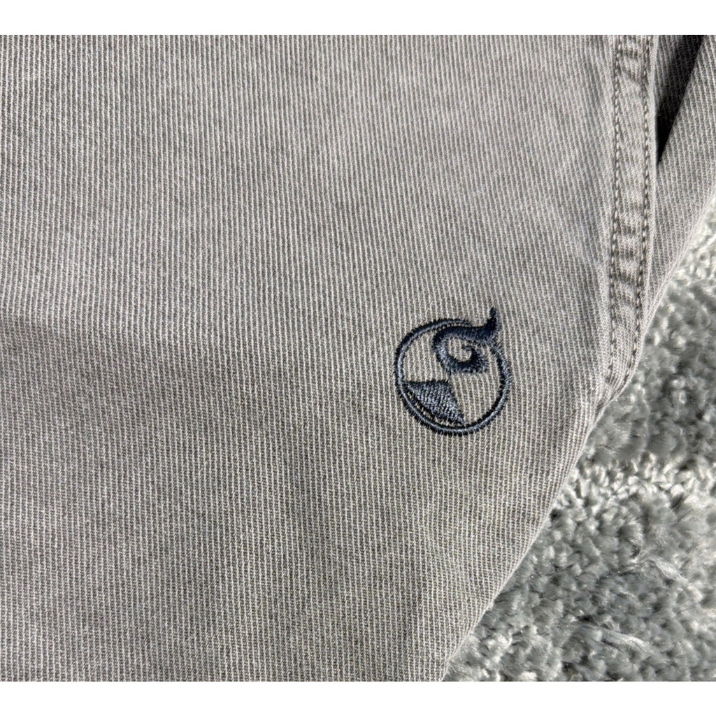 Crazy Shirts Hawaii Cut Off Shorts Mens XL Gray Cotton High Rise Elastic Waist