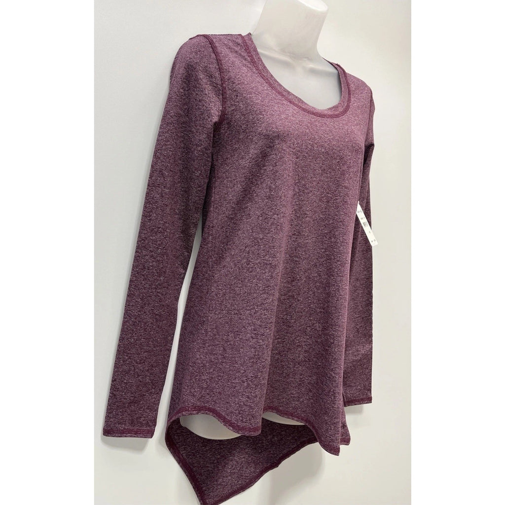 Splendid Studio Long Sleeve Asymmetric Hem Tunic Top Women's Sz XS