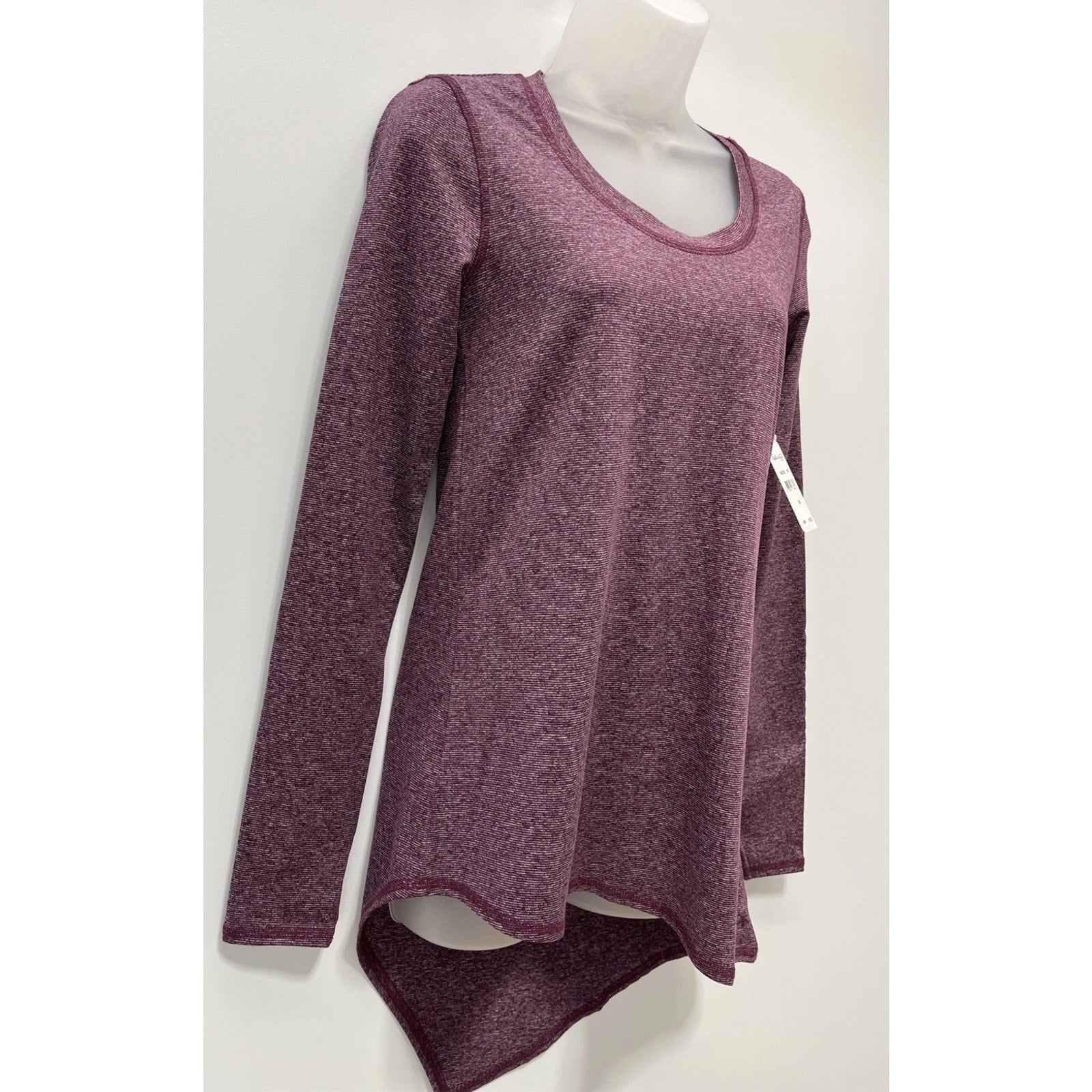 Splendid Studio Long Sleeve Asymmetric Hem Tunic Top Women's Sz XS