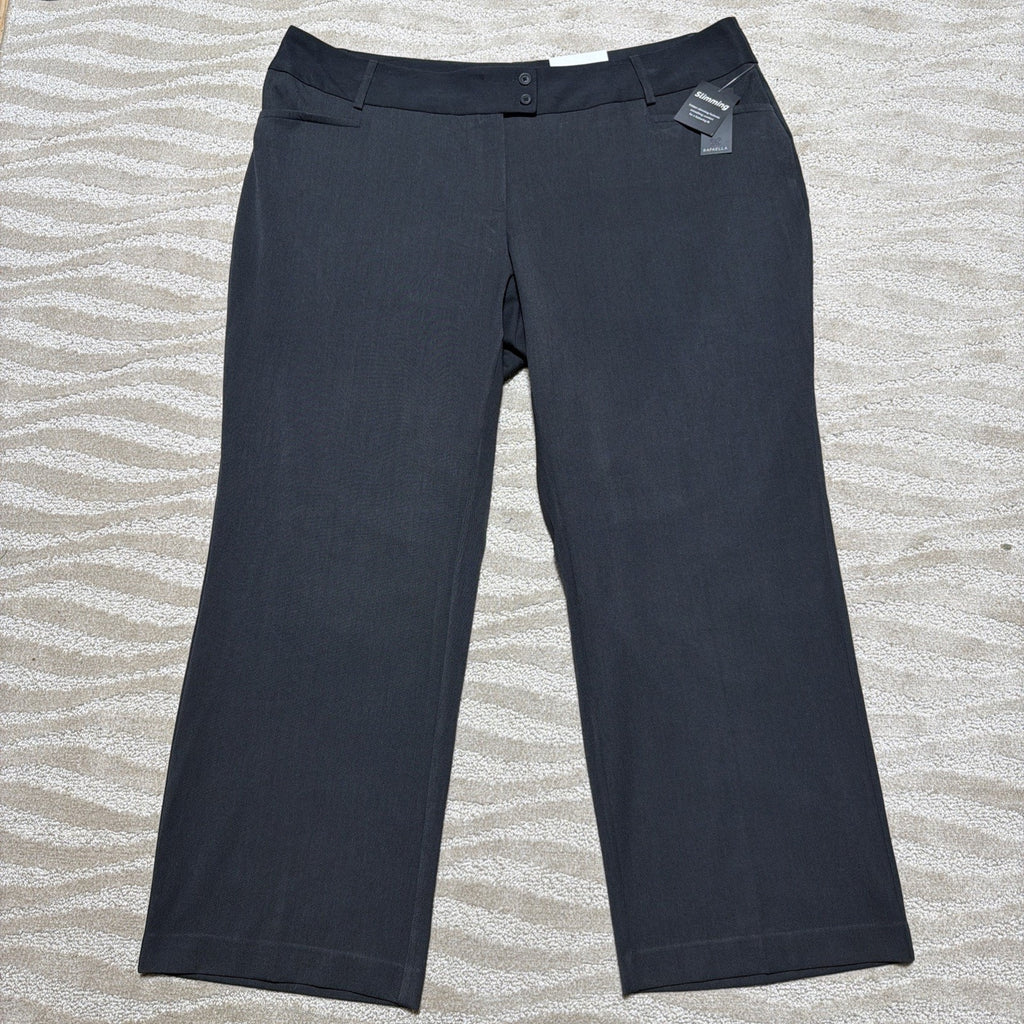 Rafaella The Curvy Boot High Rise Pants Plus Size 24W Career Office NWT
