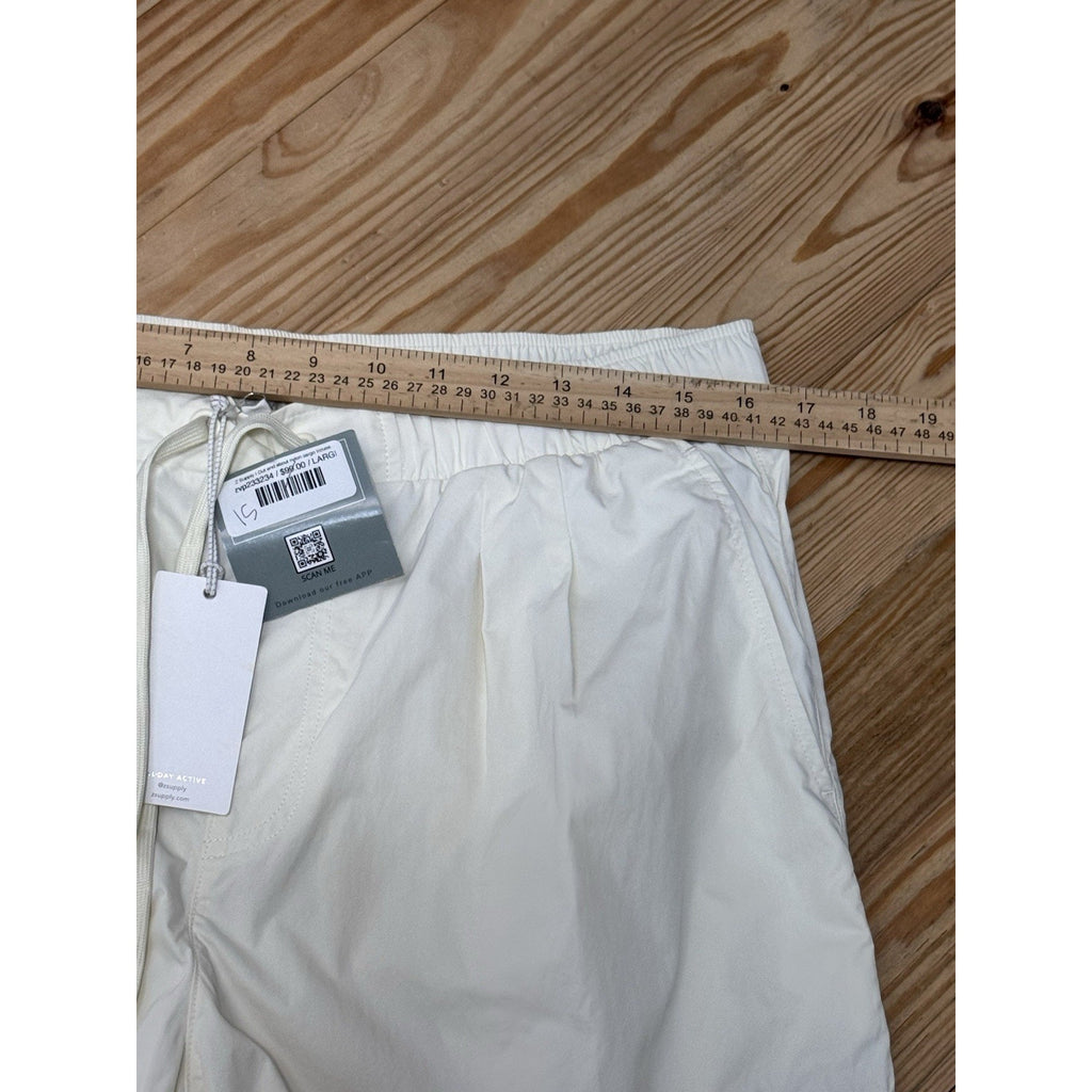 Z Supply Nylon Sandstone Cargo Pants Soft Weekend Women’s Size Large NWT