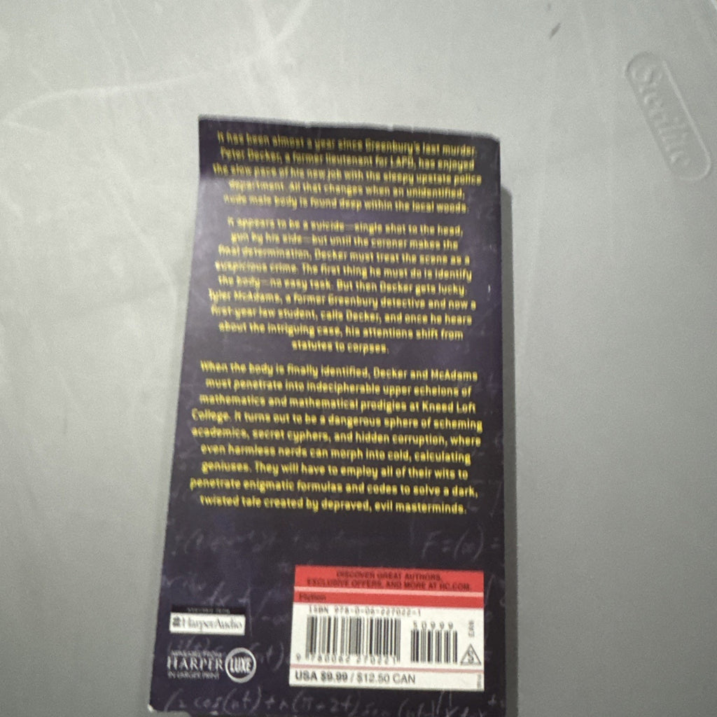 The Theory of Death: A Decker/Lazarus Novel (Decker/Lazarus Novels) - GOOD