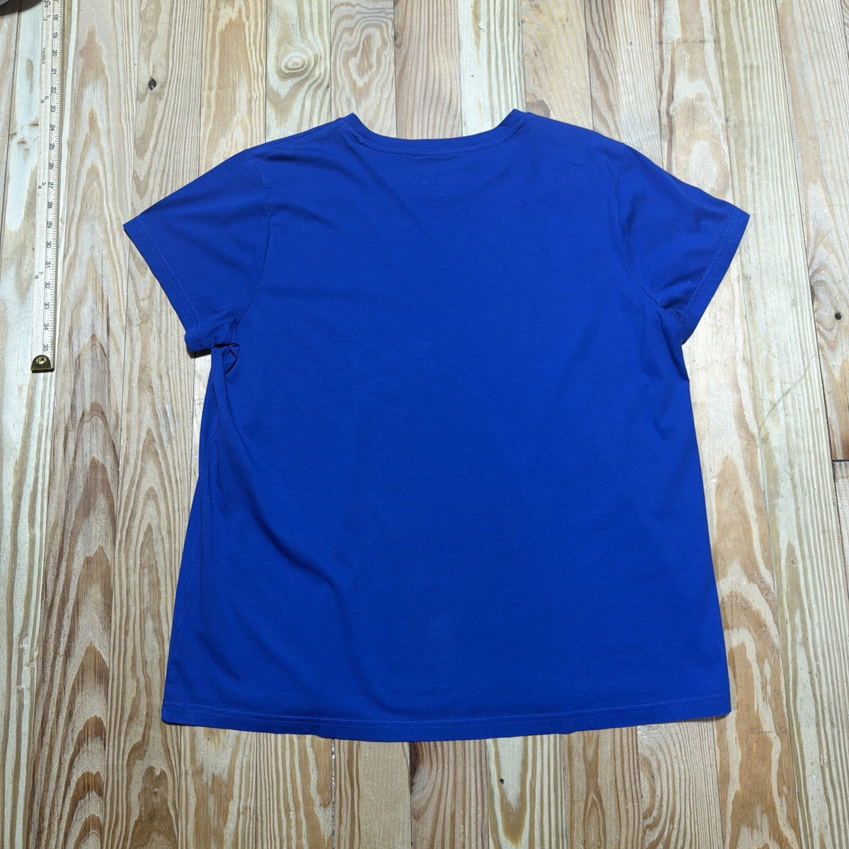 Ariat Women’s Blue Graphic T-Shirt Relaxed Fit Buffalo Western Top Size XL
