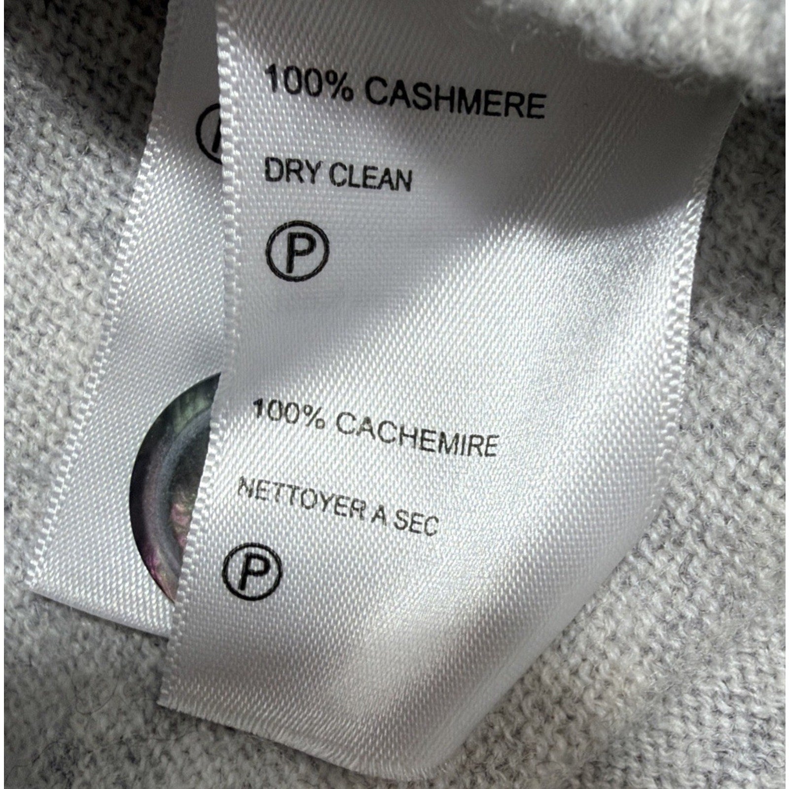 Tommy Bahama Soft Sands Button Mock 100% Cashmere Luxury Soft Sweater Grey XL