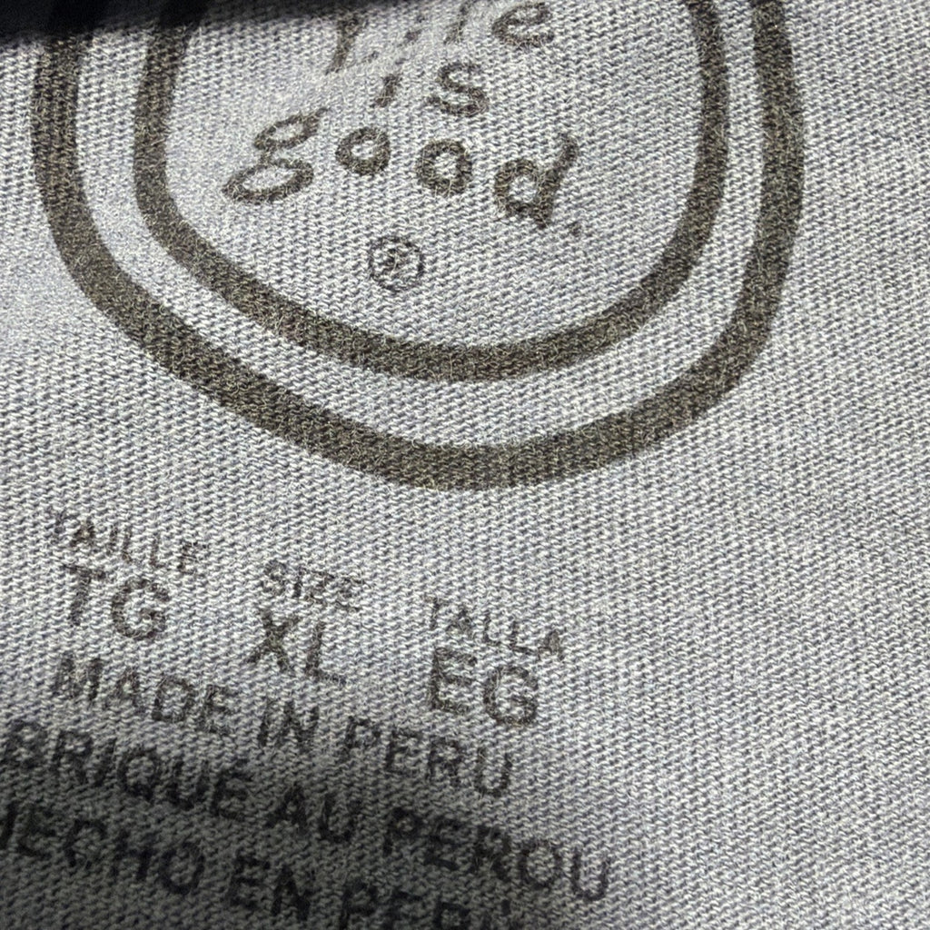Life Is Good Mens Gray Jeep Short Sleeve Crusher Tee Shirt Mens XL
