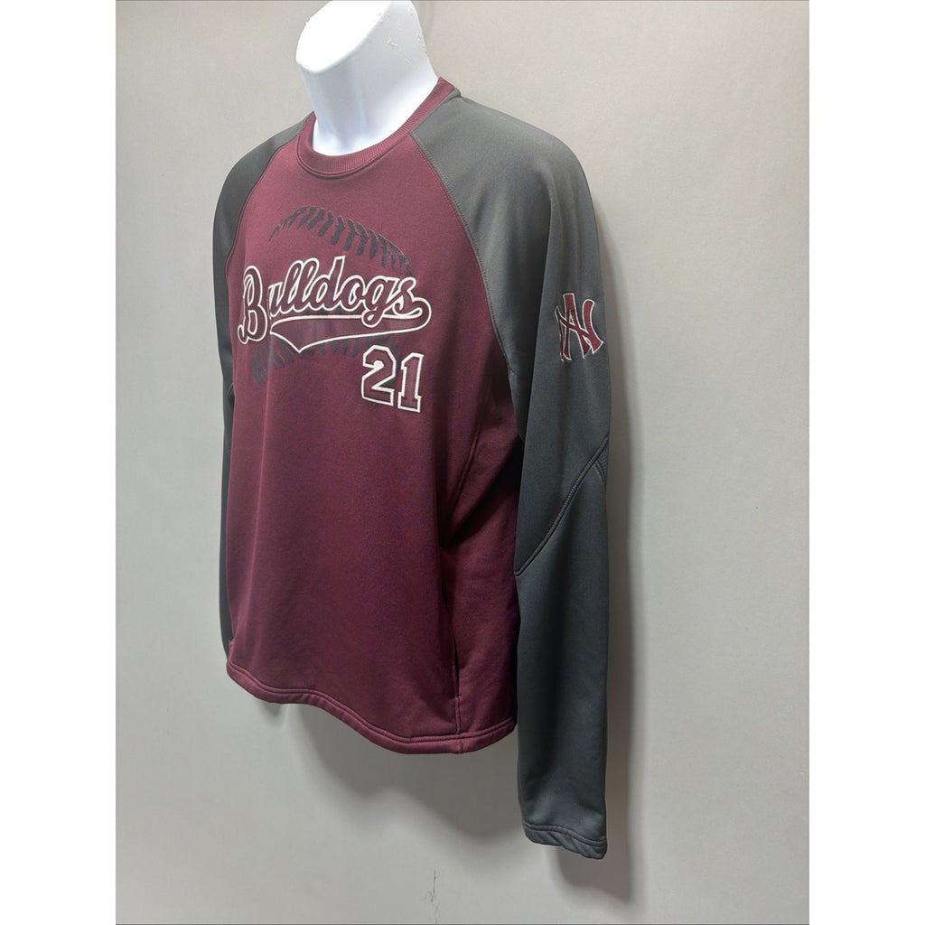 XGrain L Mens Long Sleeve Fleece W Pockets Mississippi State Bulldogs Baseball