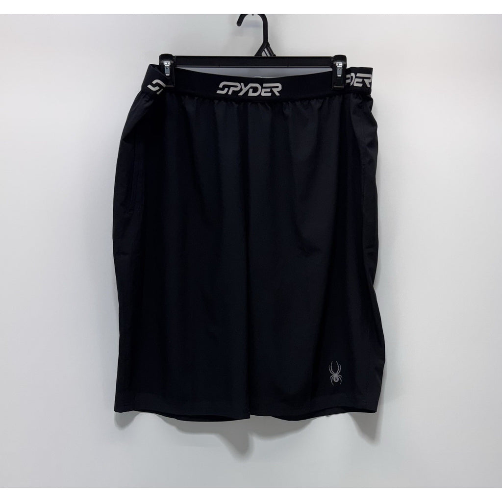 Spyder Active Men’s Black Shorts Stretch Logo Size XXL NWOT