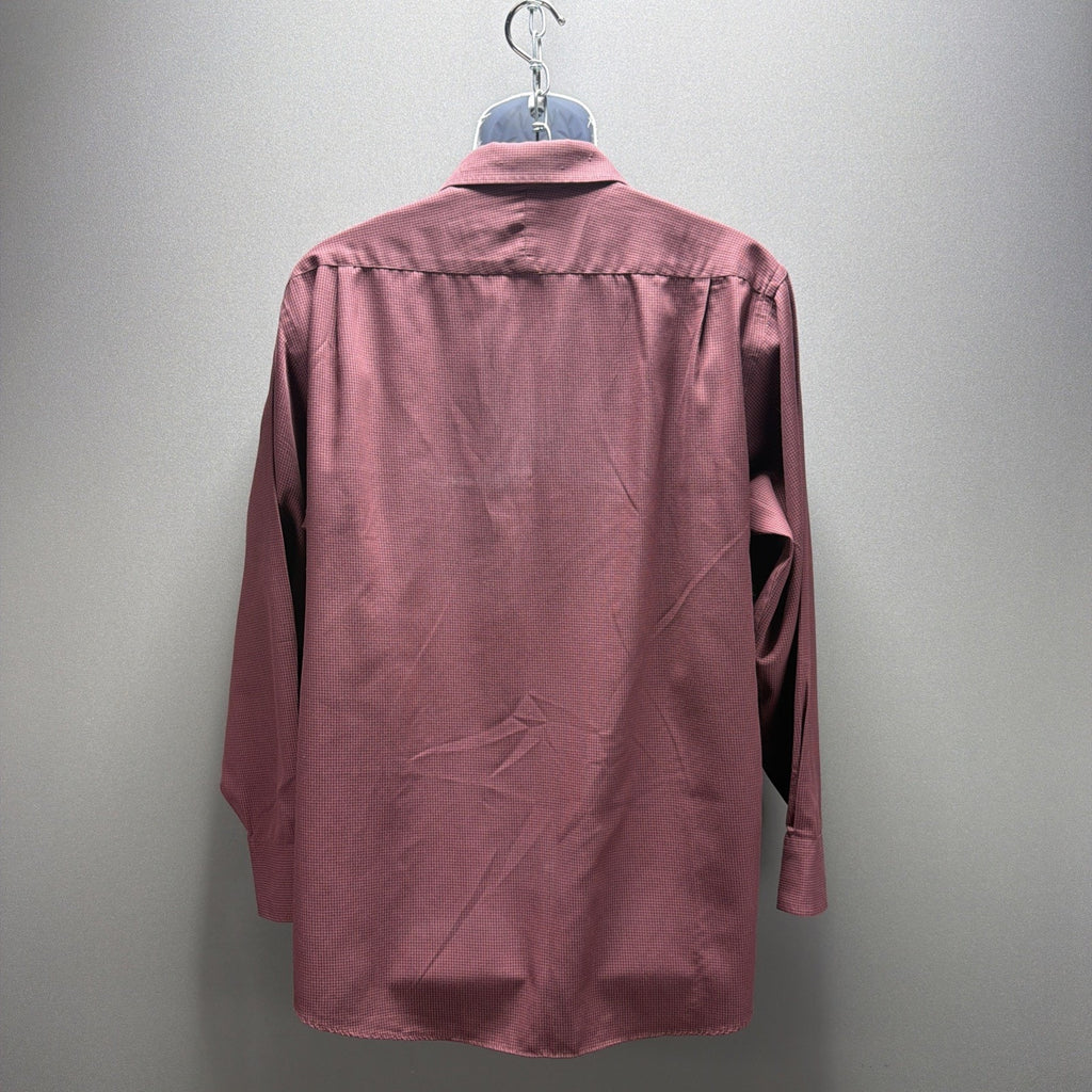 VTG Y2K Structure Gingham Dress Shirt | Mens L Collared Button Up