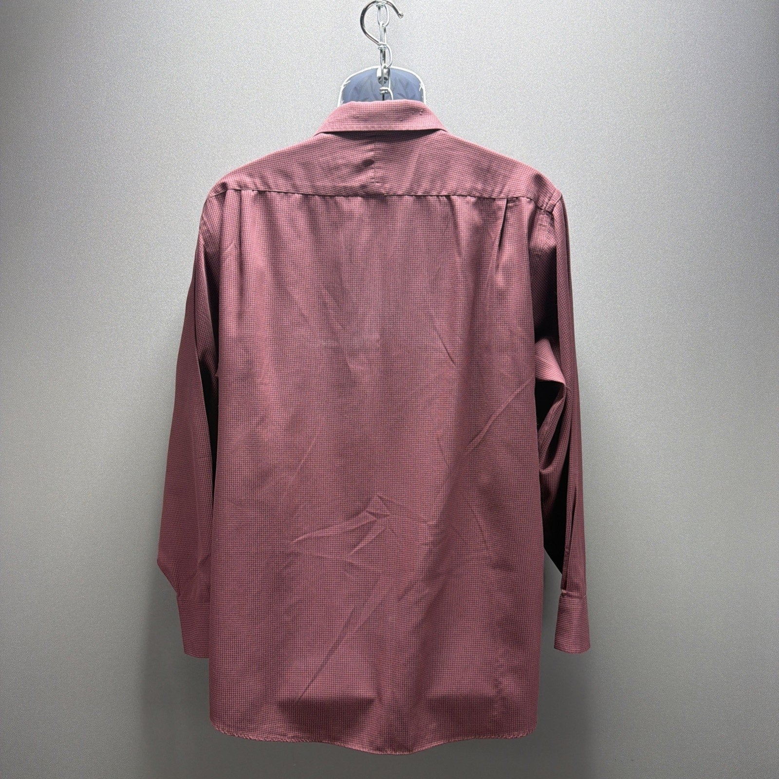 VTG Y2K Structure Gingham Dress Shirt | Mens L Collared Button Up