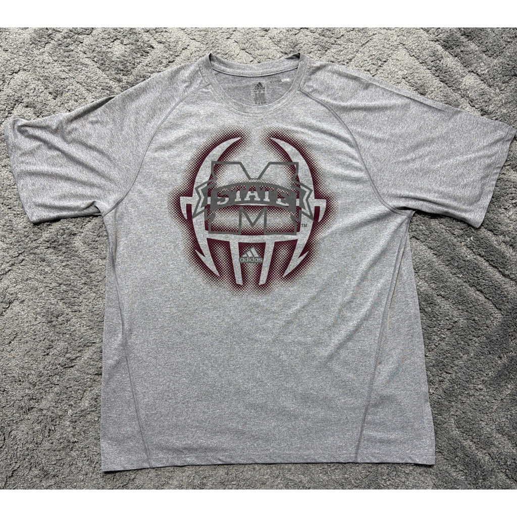 Mississippi State Bulldogs Adidas Climalite Shirt Football XL Excellent