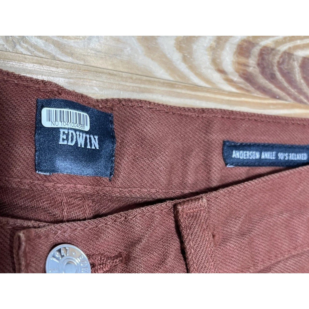 NWT EDWIN Women’s Jeans Anthropologie Anderson Ankle Spice Brown - Size 25