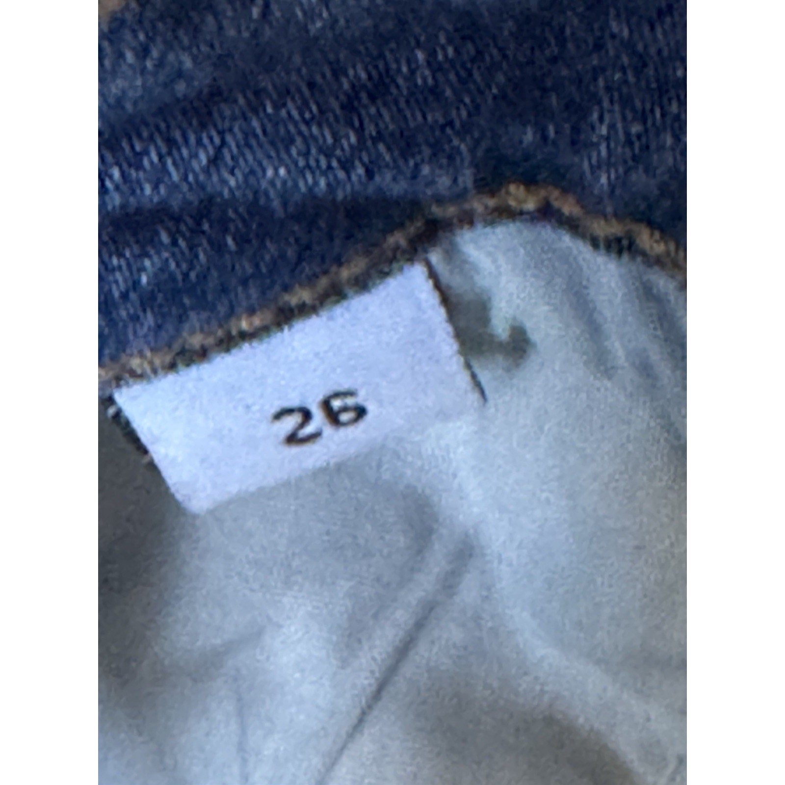 VERVET Jeans Womens 26 Distressed Skinny Straight Blue Denim Mid Rise Stretch